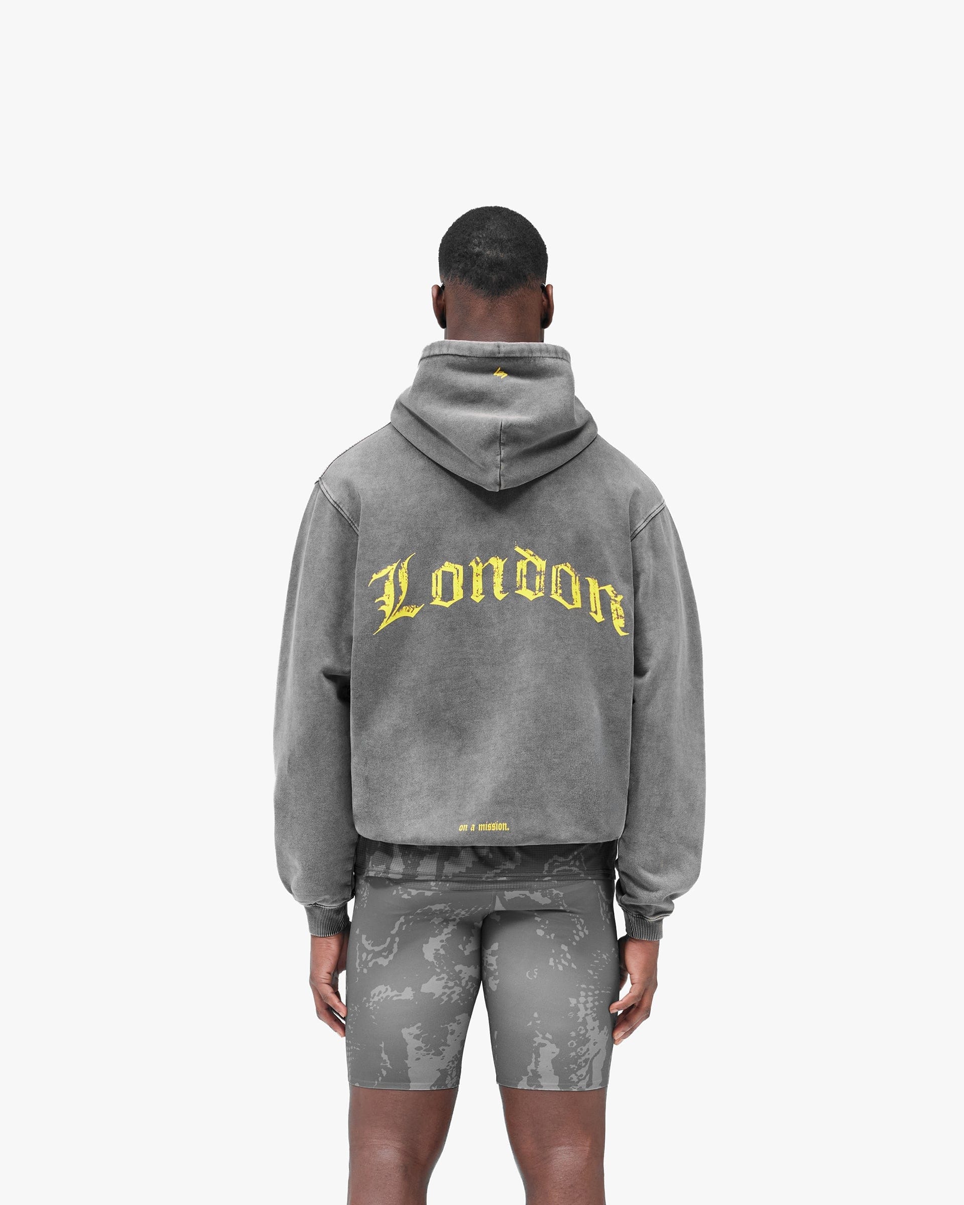 247 London Hoodie - Aged Grey
