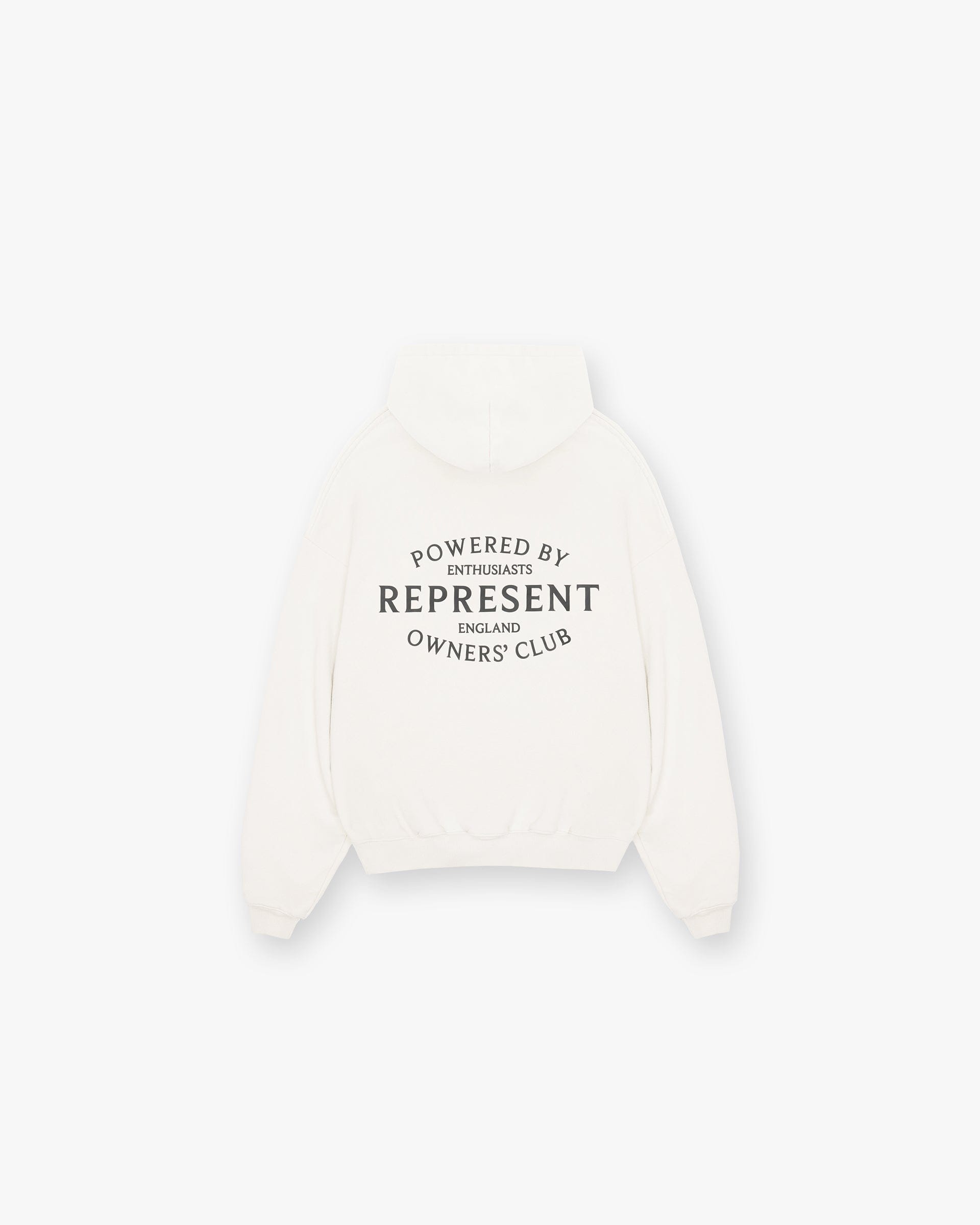 Owners Club Represent Owners Club Stamp Hoodie - Flat White