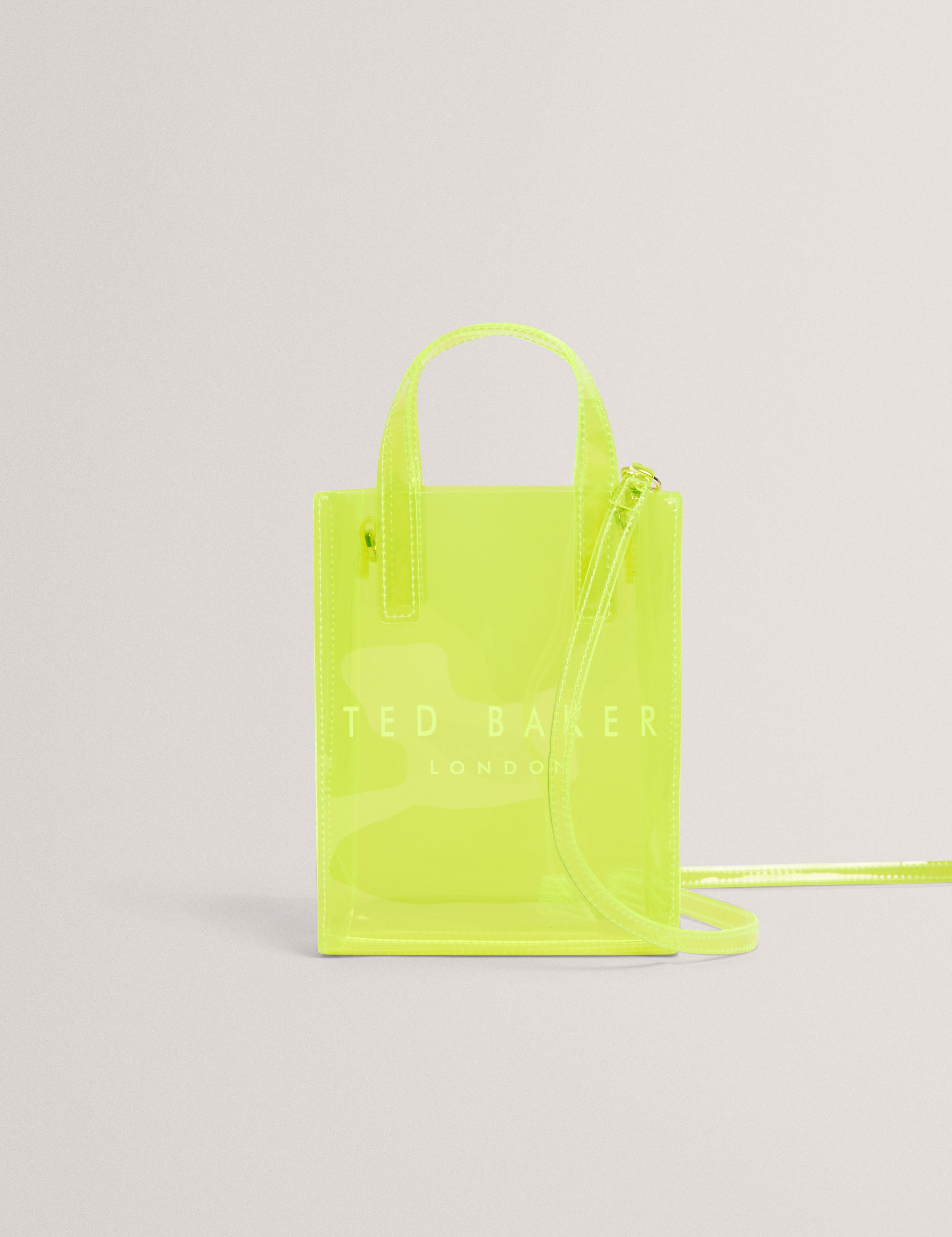 Ted Baker MOV Sheacon Transparent Nano Icon Bag Brt - Yellow