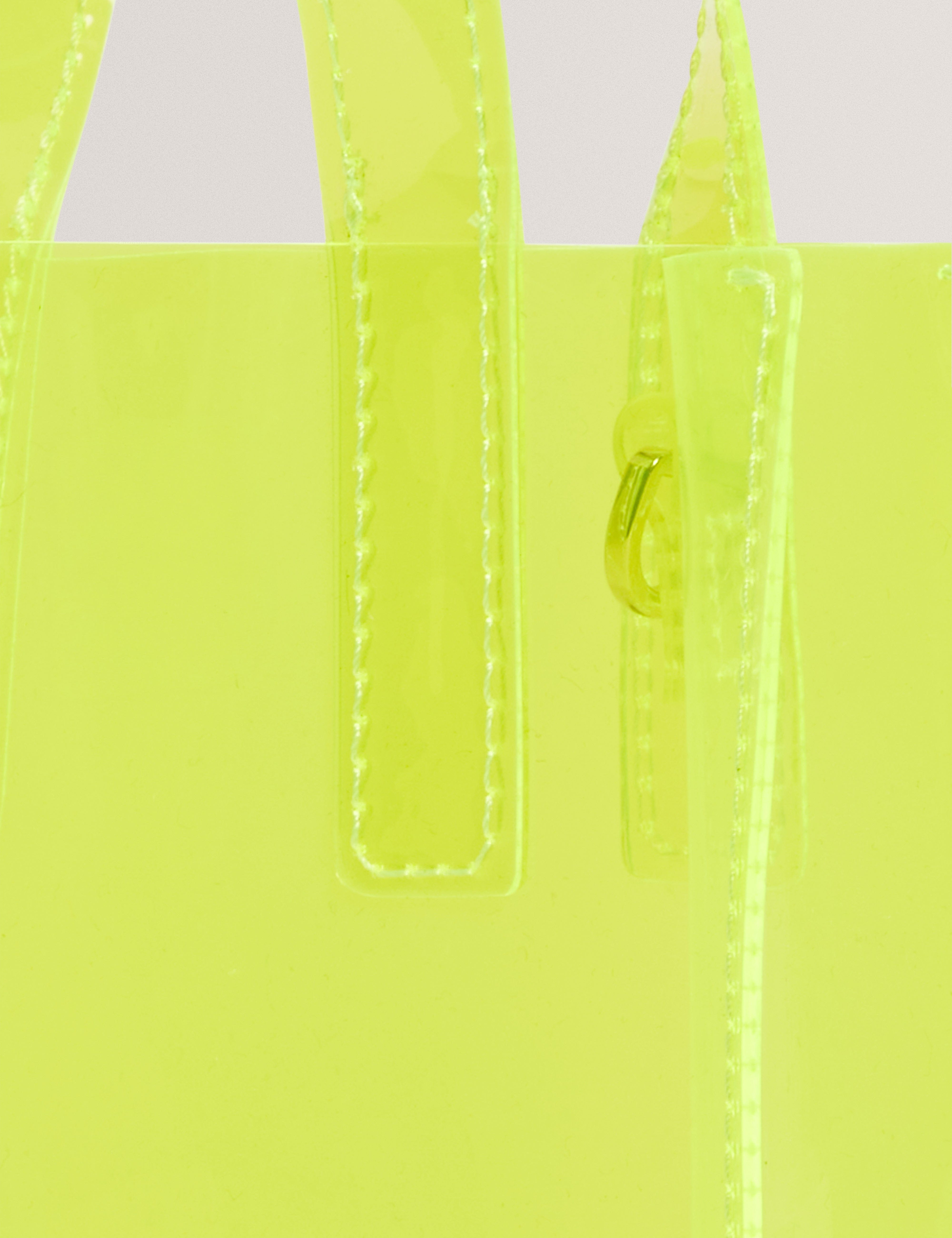 Ted Baker MOV Sheacon Transparent Nano Icon Bag Brt - Yellow