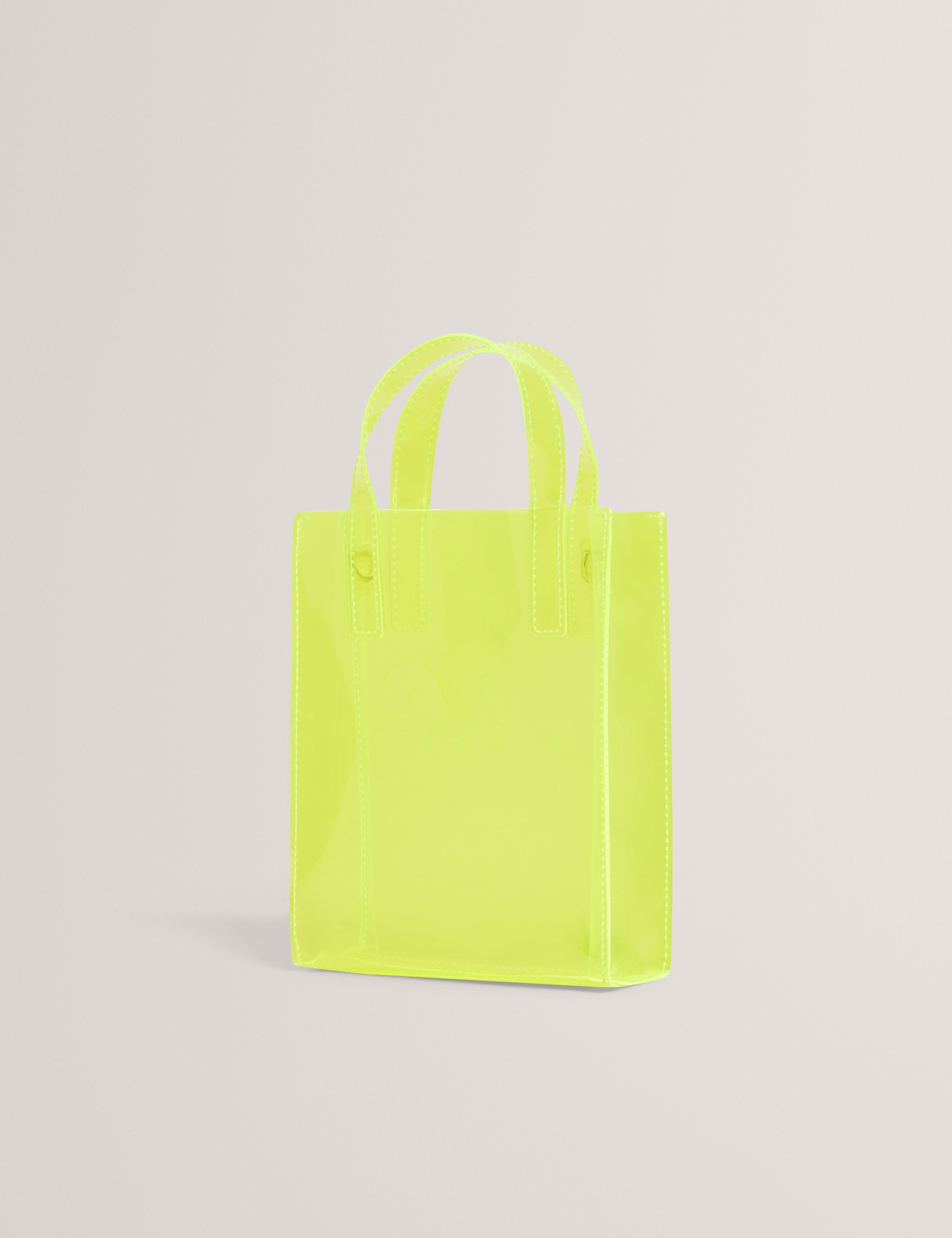 Ted Baker MOV Sheacon Transparent Nano Icon Bag Brt - Yellow