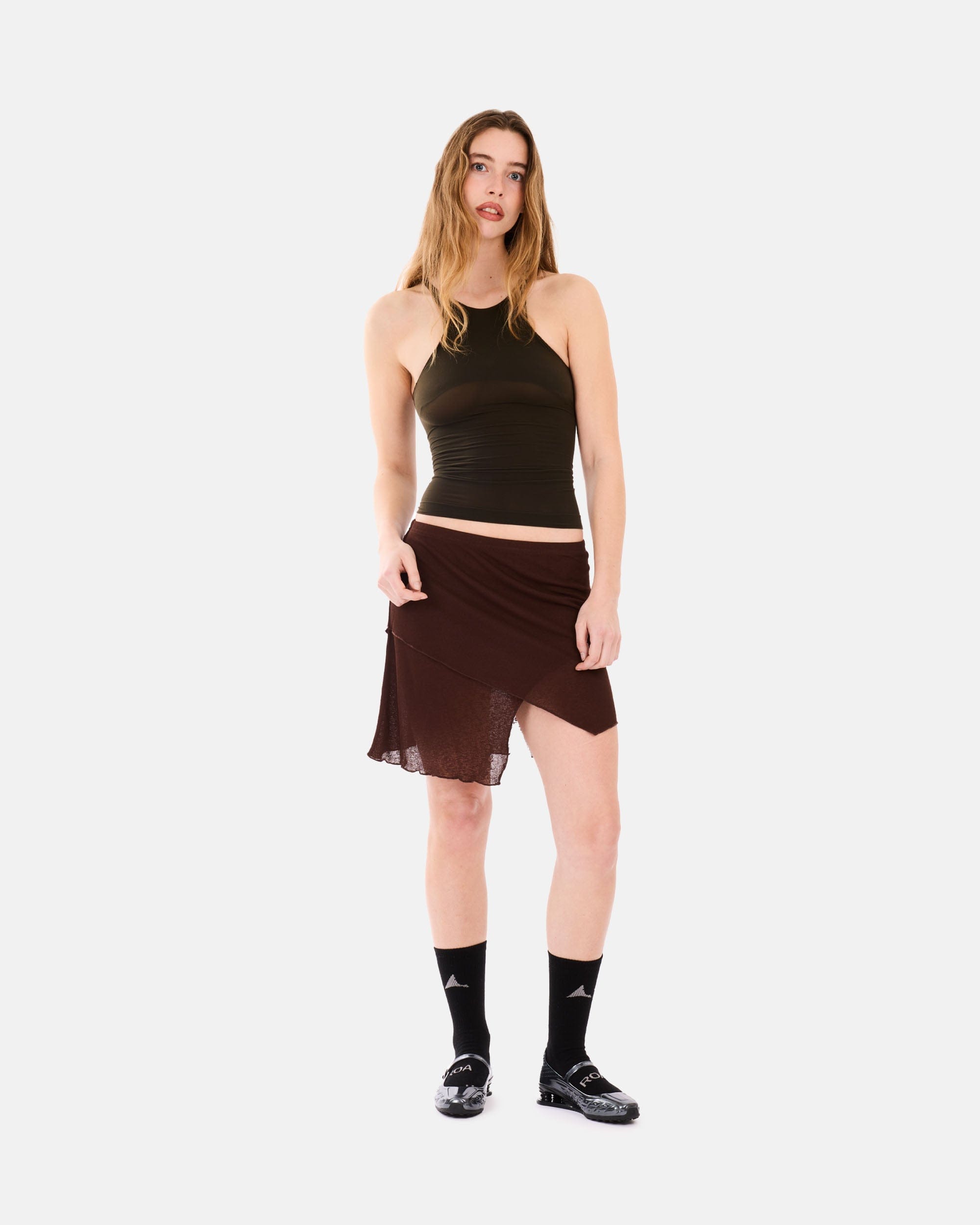 SLAM JAM SRL (ARIES ROA) Haze Ultralight Seamless See Through Tank Top