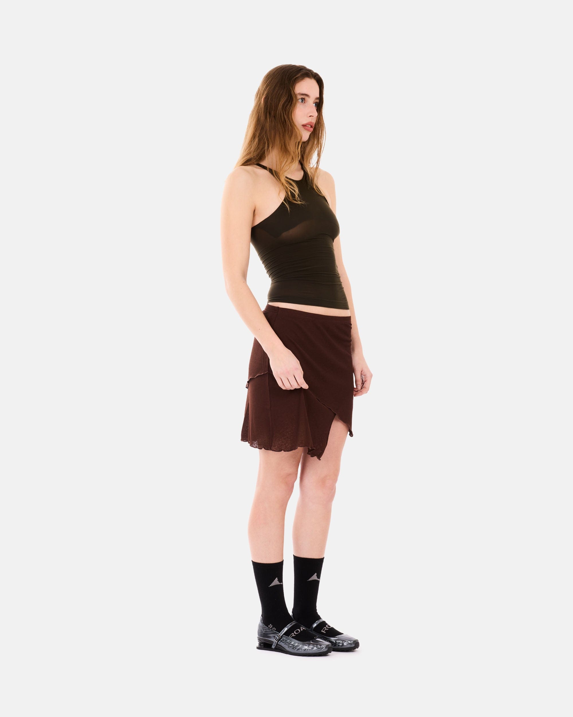 SLAM JAM SRL (ARIES ROA) Haze Ultralight Seamless See Through Tank Top