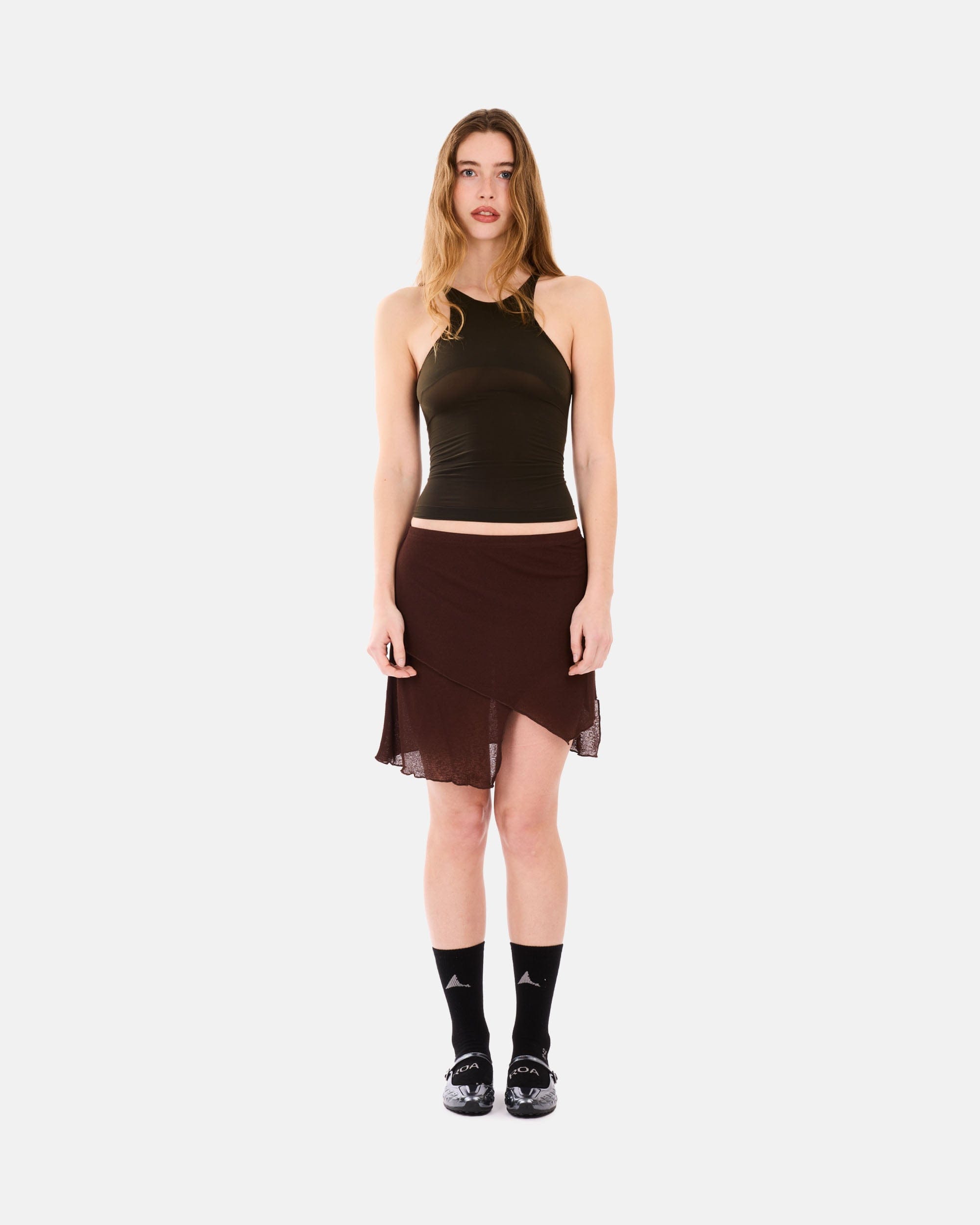 SLAM JAM SRL (ARIES ROA) Haze Ultralight Seamless See Through Tank Top