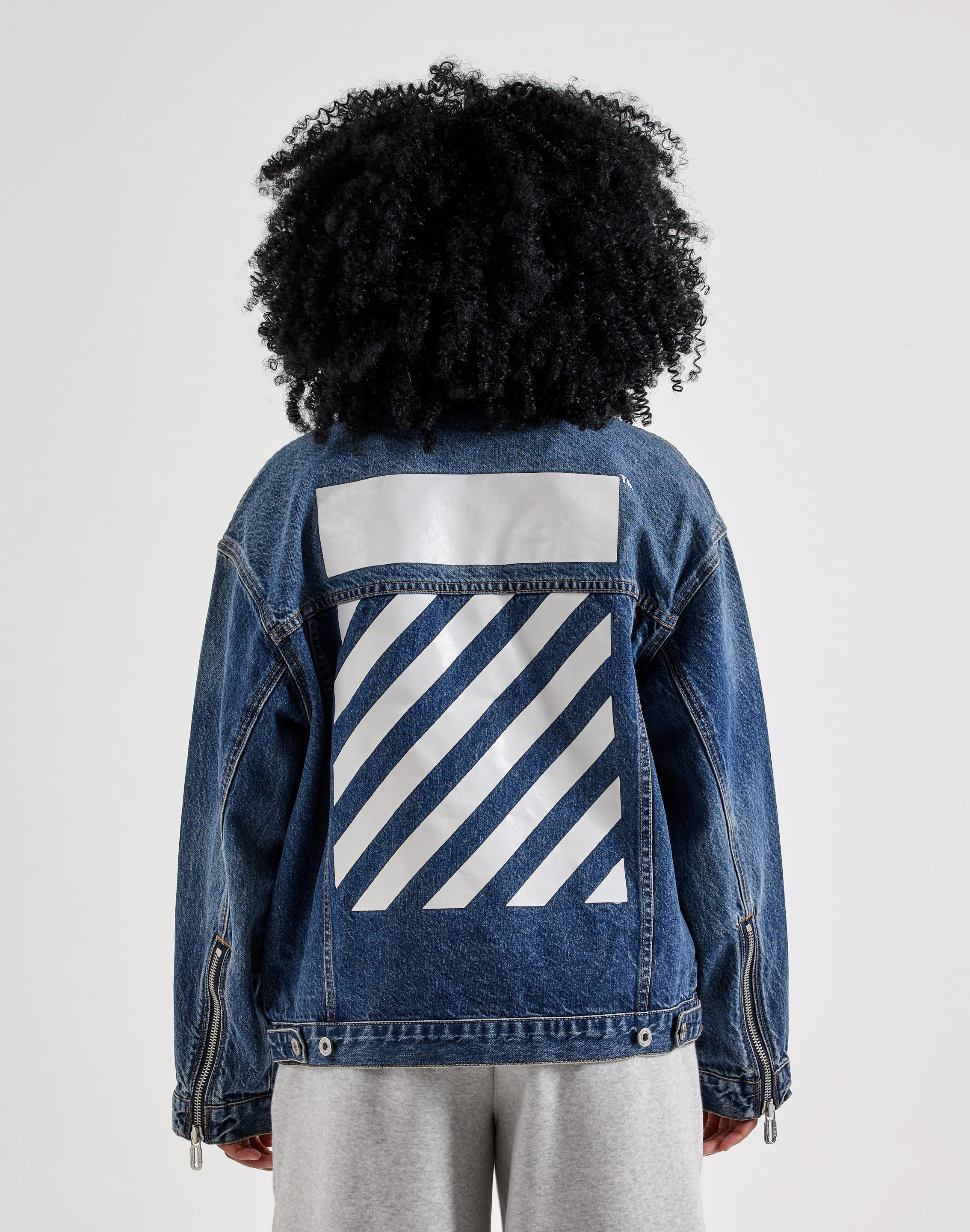 Off - White L/AB Denim Jacket