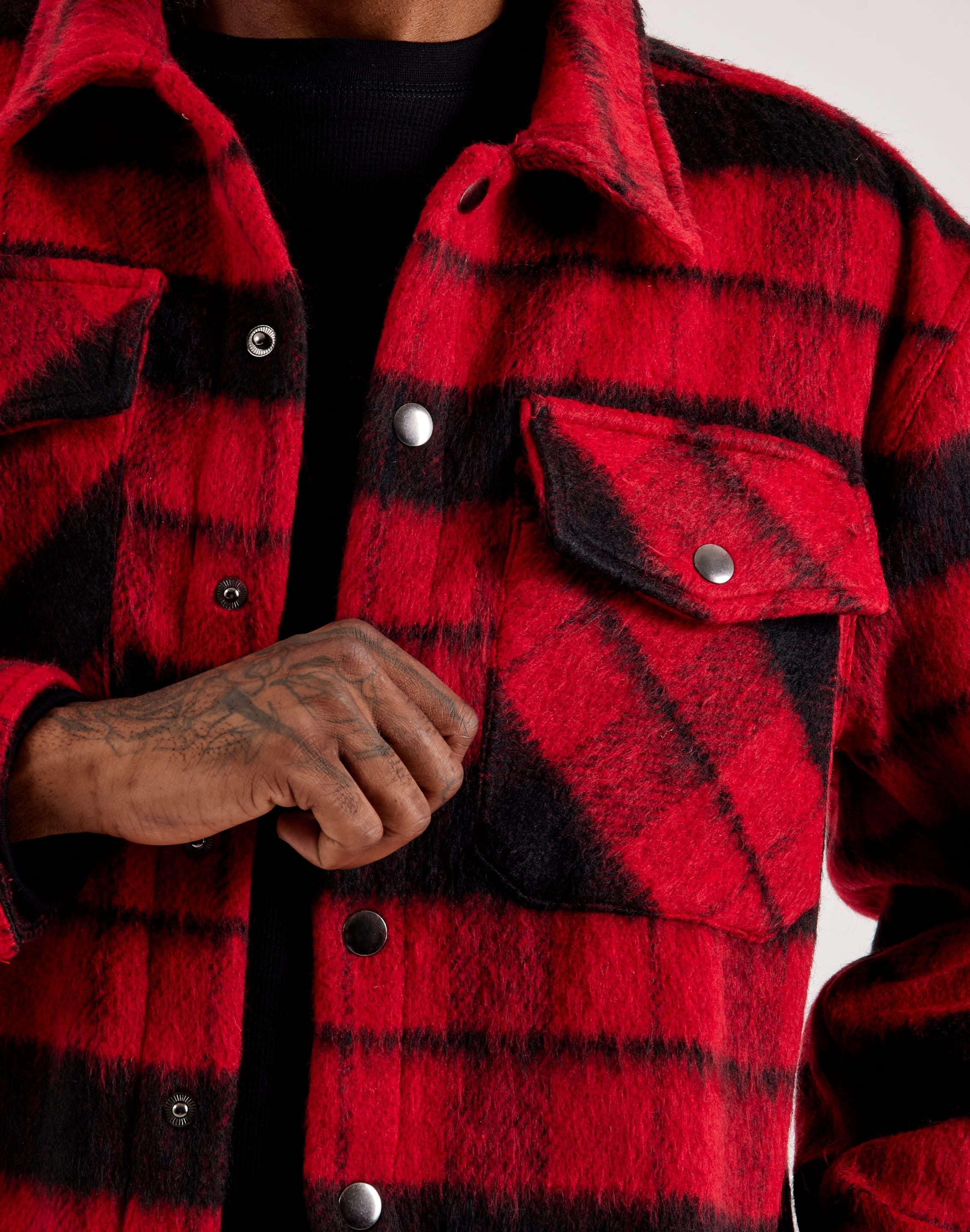 EPTM Plaid Button - Up Jacket