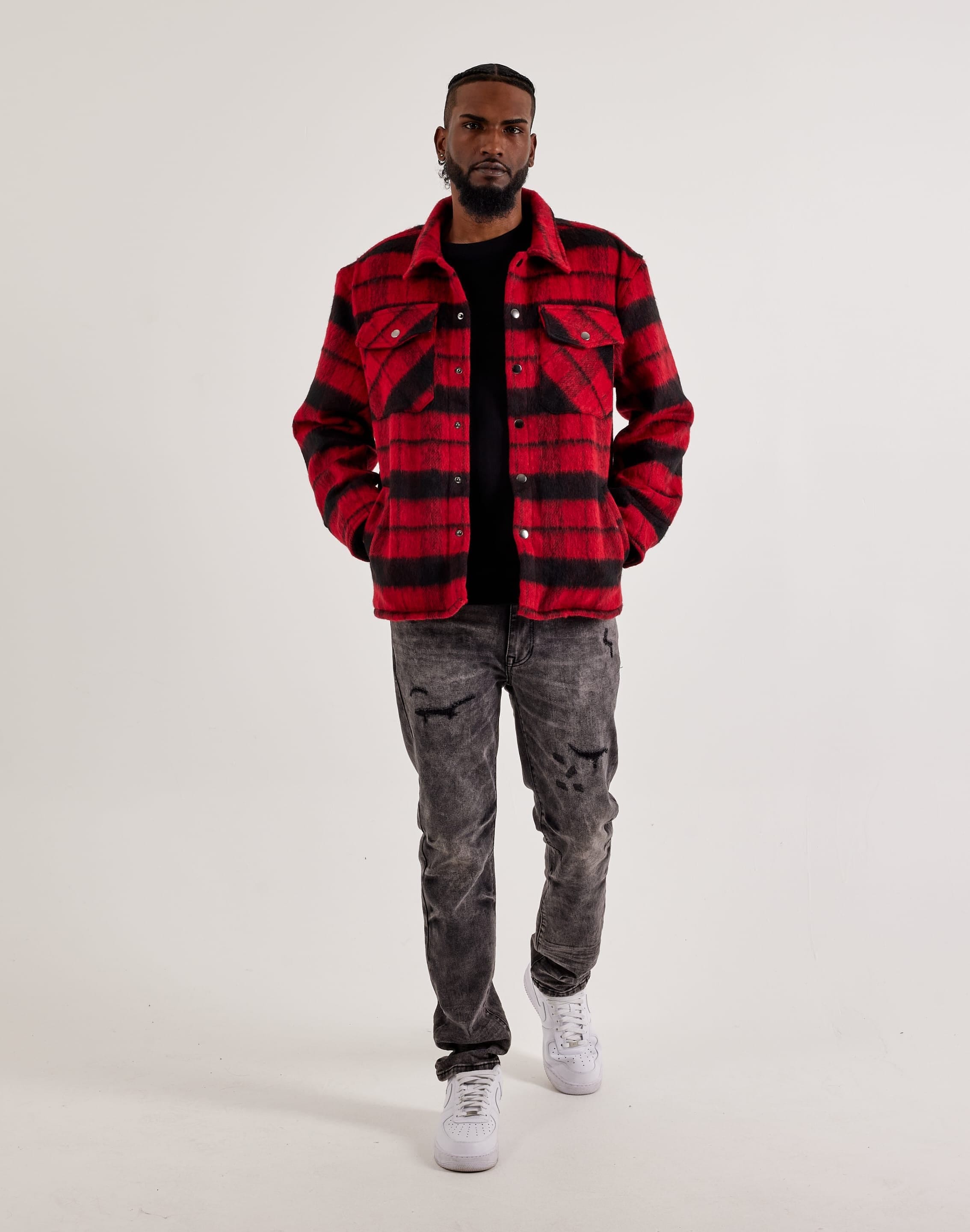 EPTM Plaid Button - Up Jacket