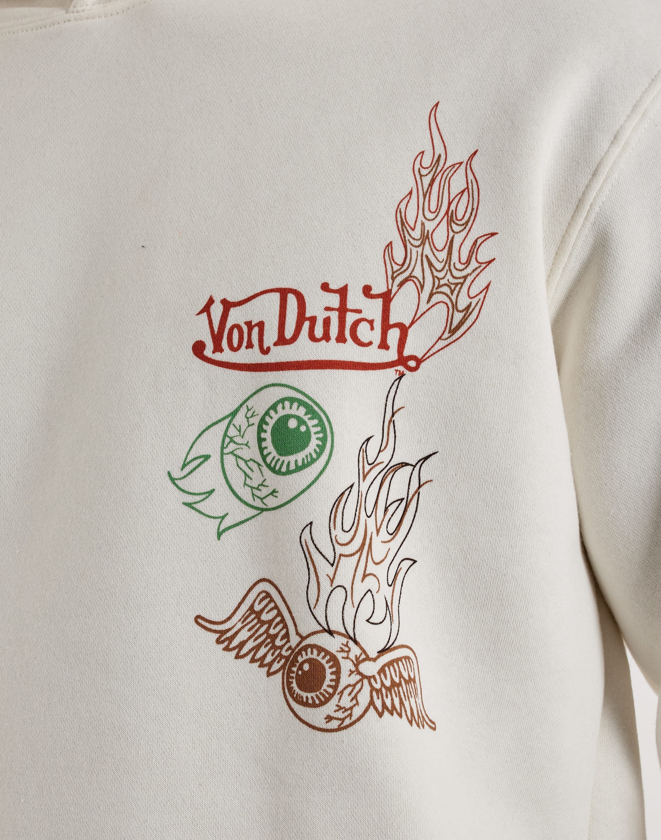 Von Dutch Flying Eye Pullover Fleece Hoodie