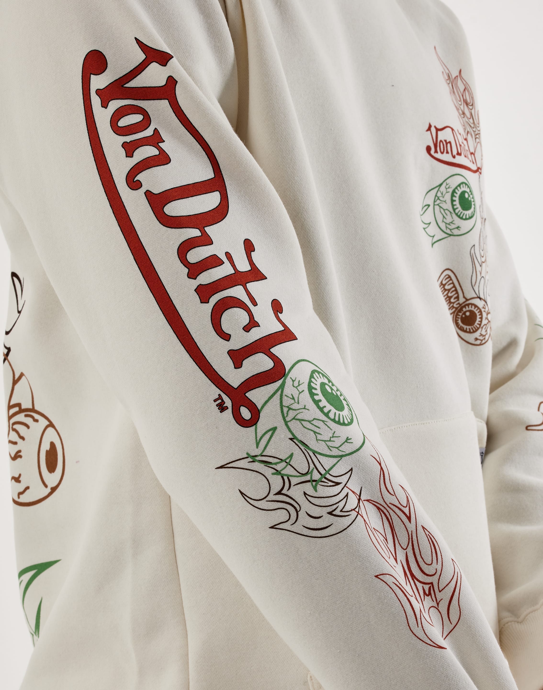 Von Dutch Flying Eye Pullover Fleece Hoodie