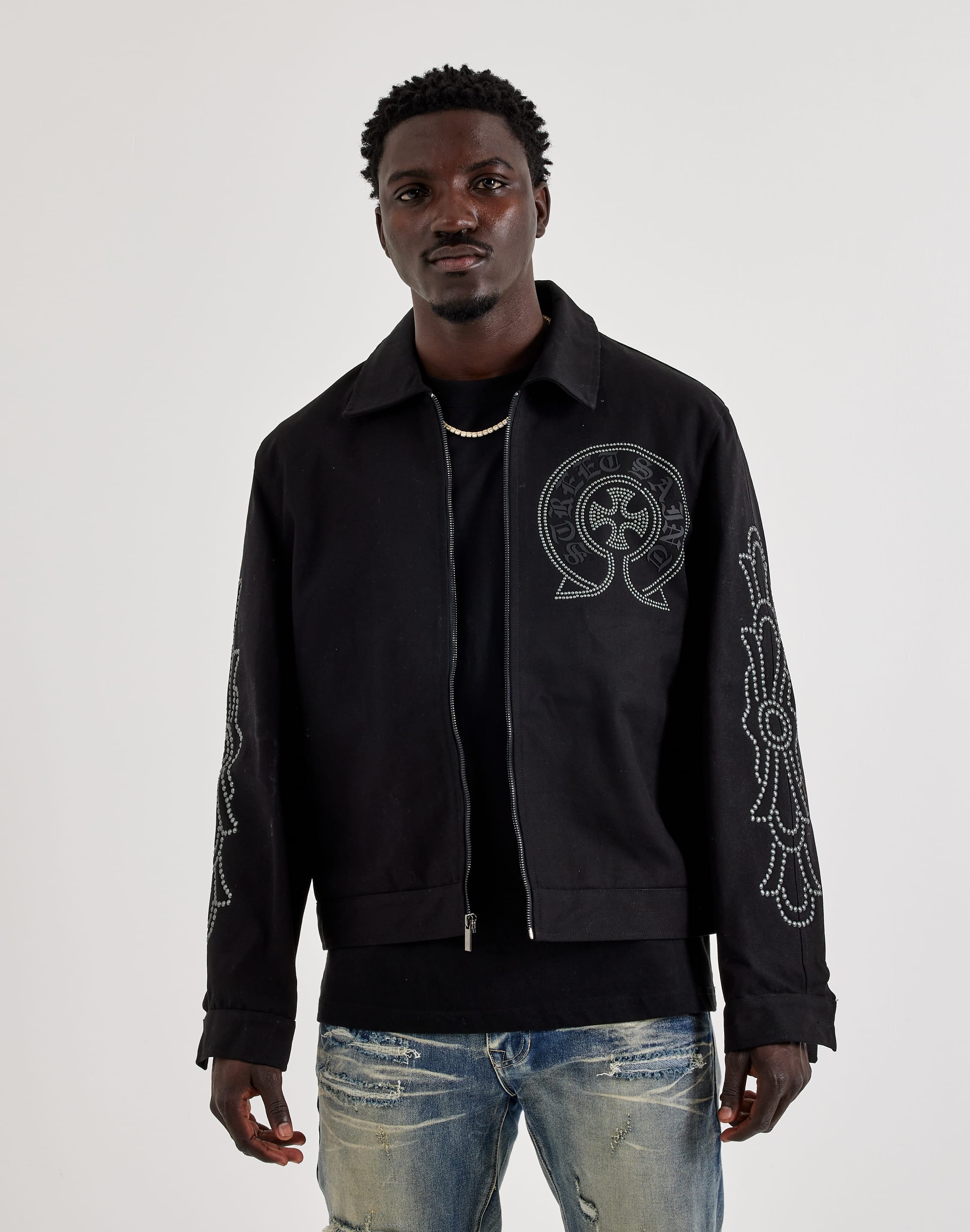 Roku Studio Street Saint Studded Canvas Jacket