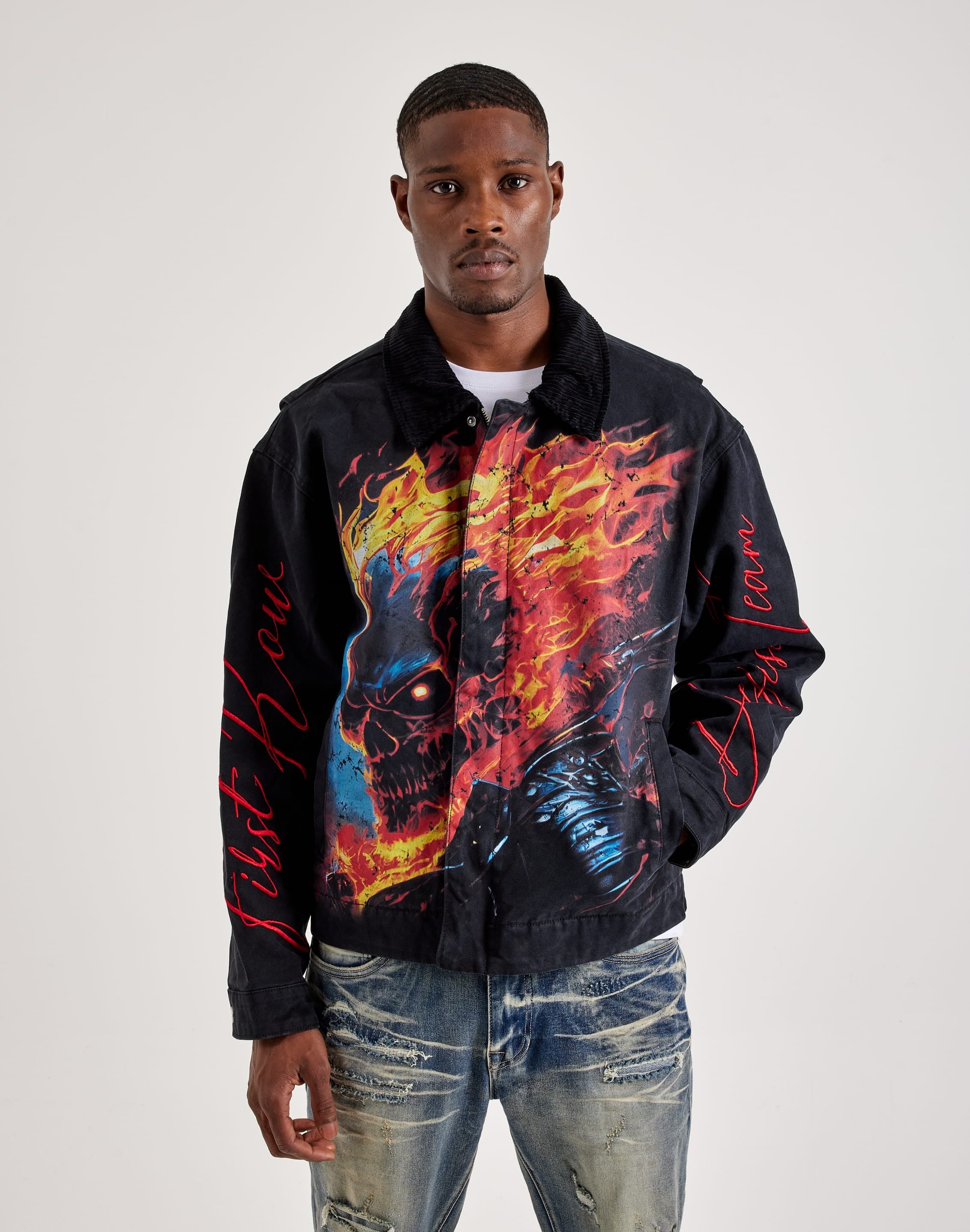 First Row Skull Workwear Jacket