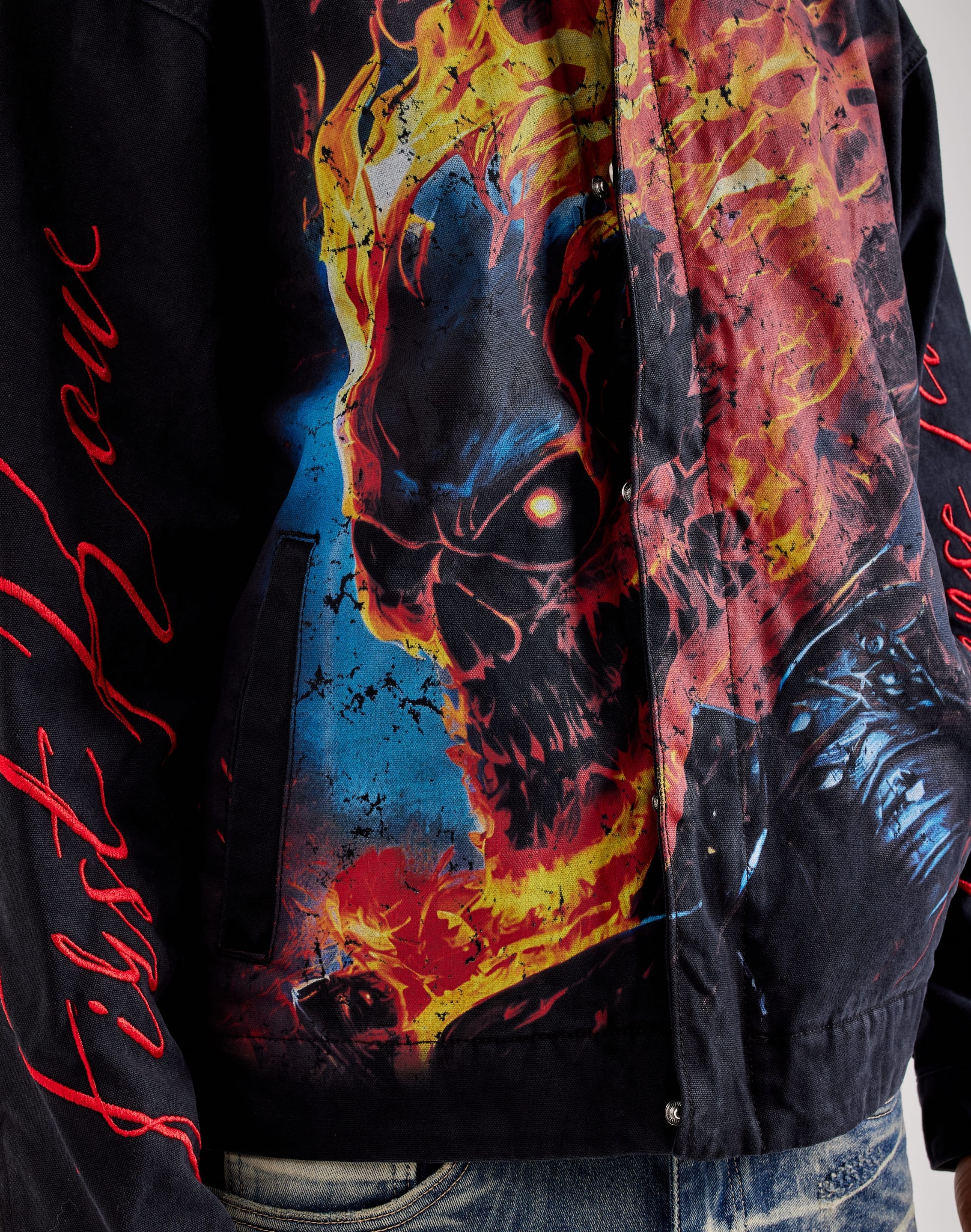 First Row Skull Workwear Jacket