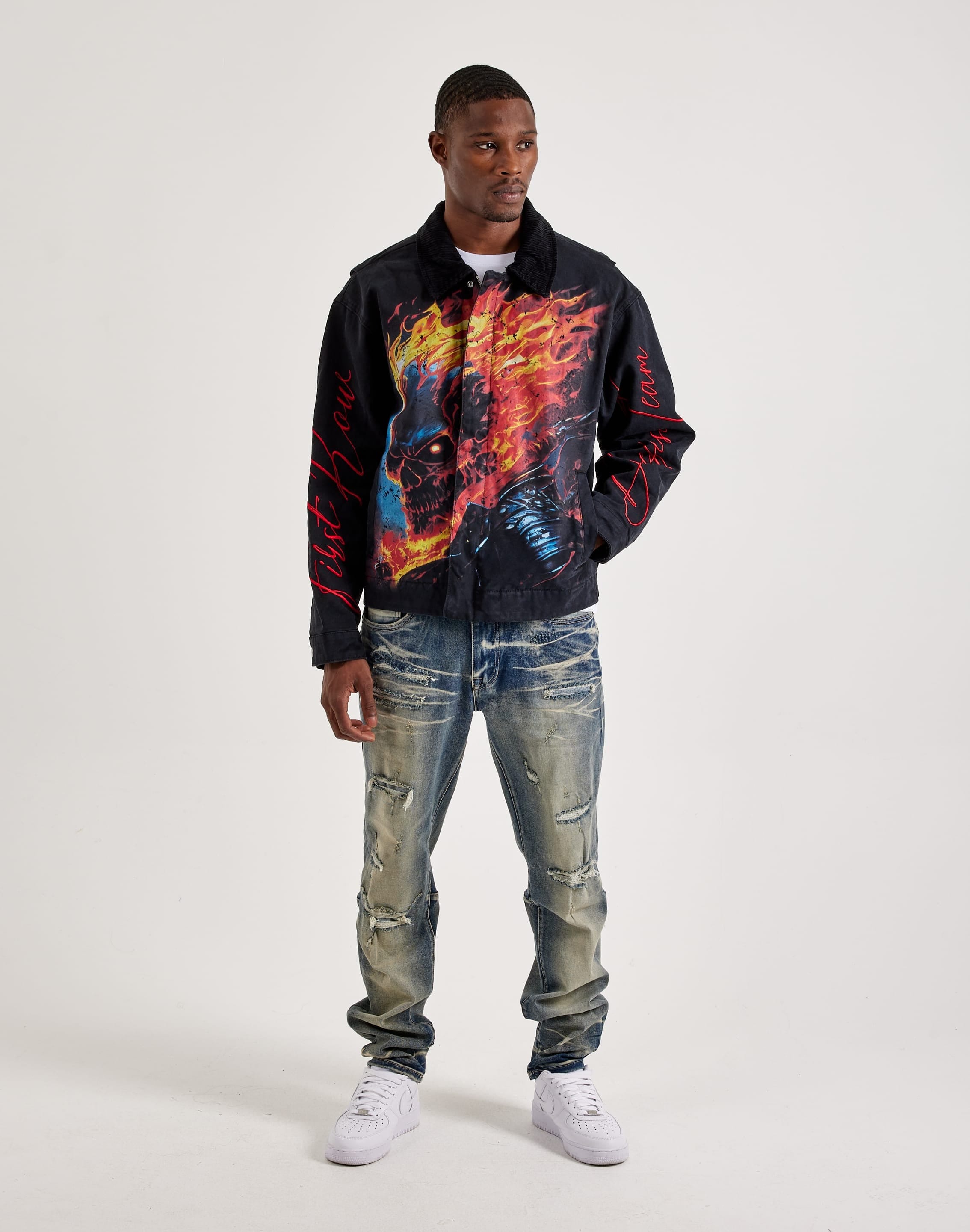 First Row Skull Workwear Jacket
