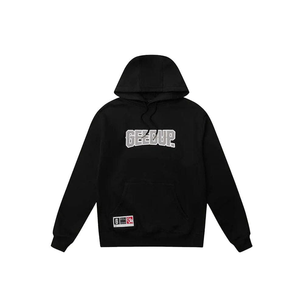 Geedup Play For Keeps O/S Hoodie Black Grey
