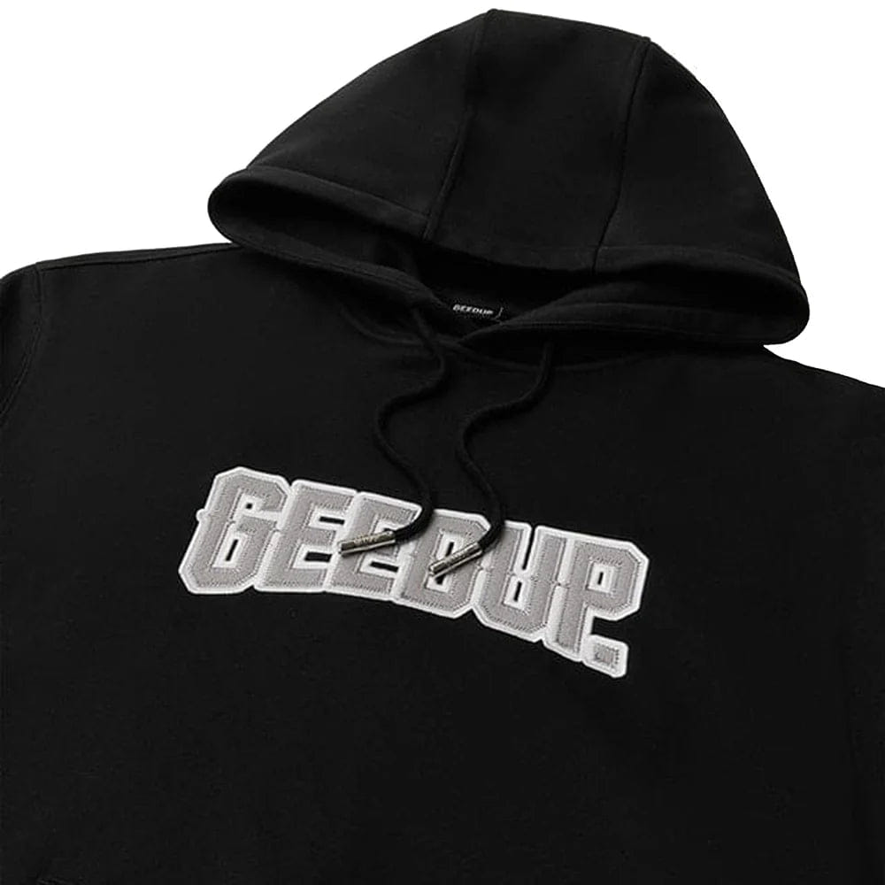 Geedup Play For Keeps O/S Hoodie Black Grey