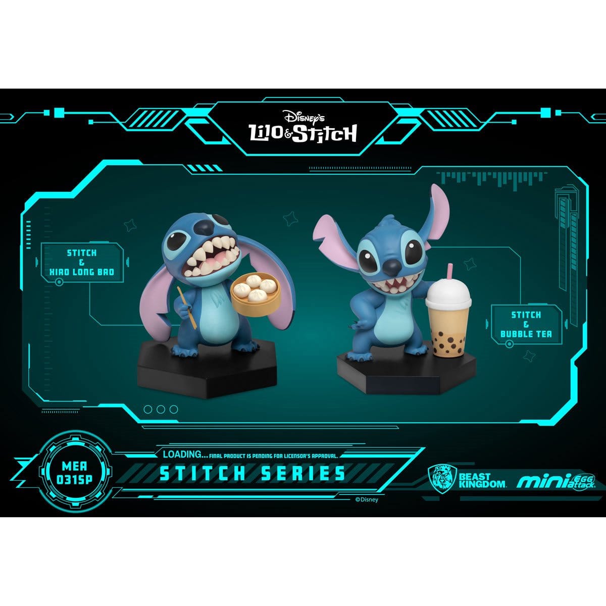 Bandai Beast Kingdom Lilo & Stitch Series MEA - 031SP Asian Cuisine Mini - Figure 2 - Pack