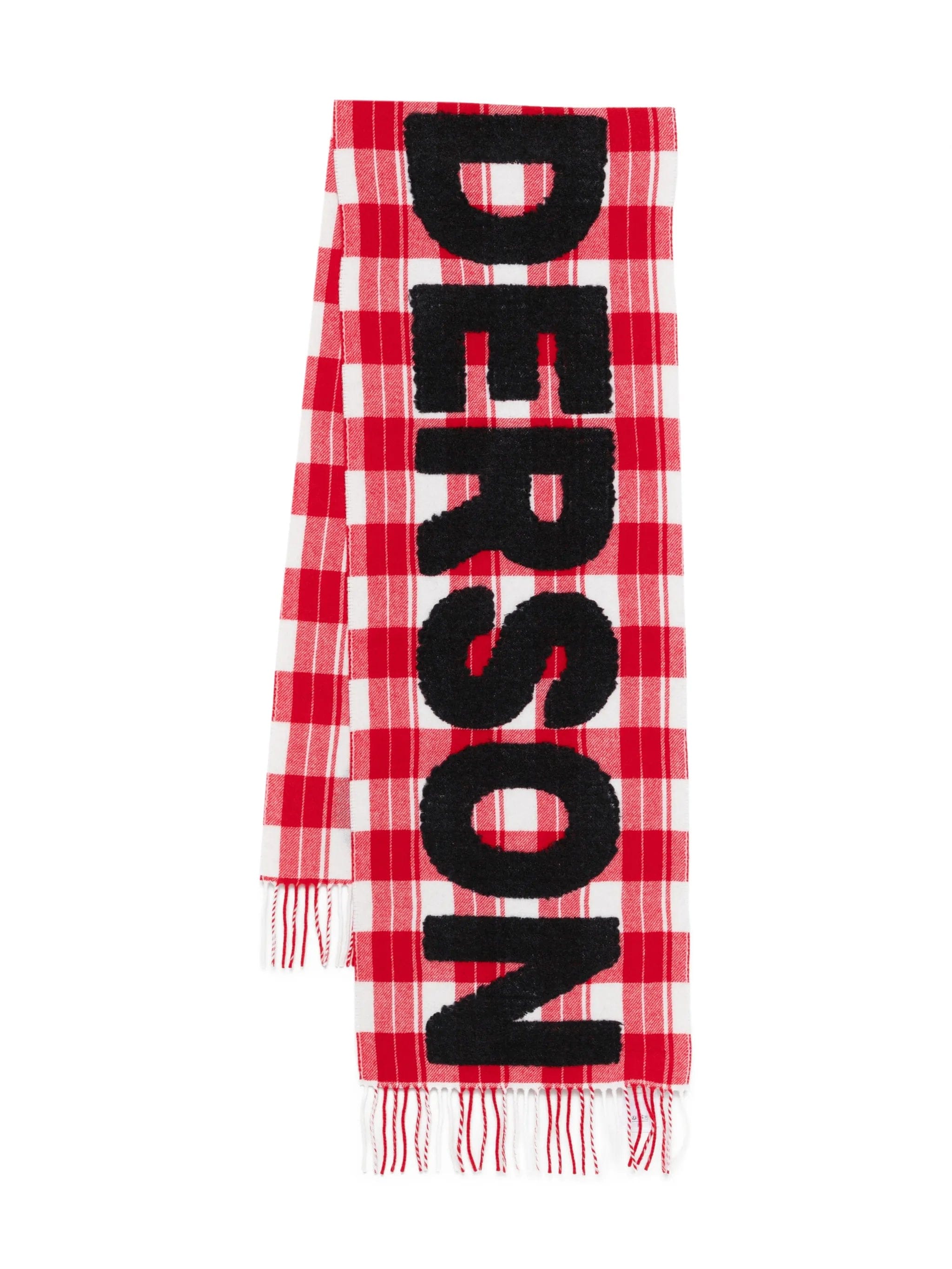 JW Anderson check - pattern scarf