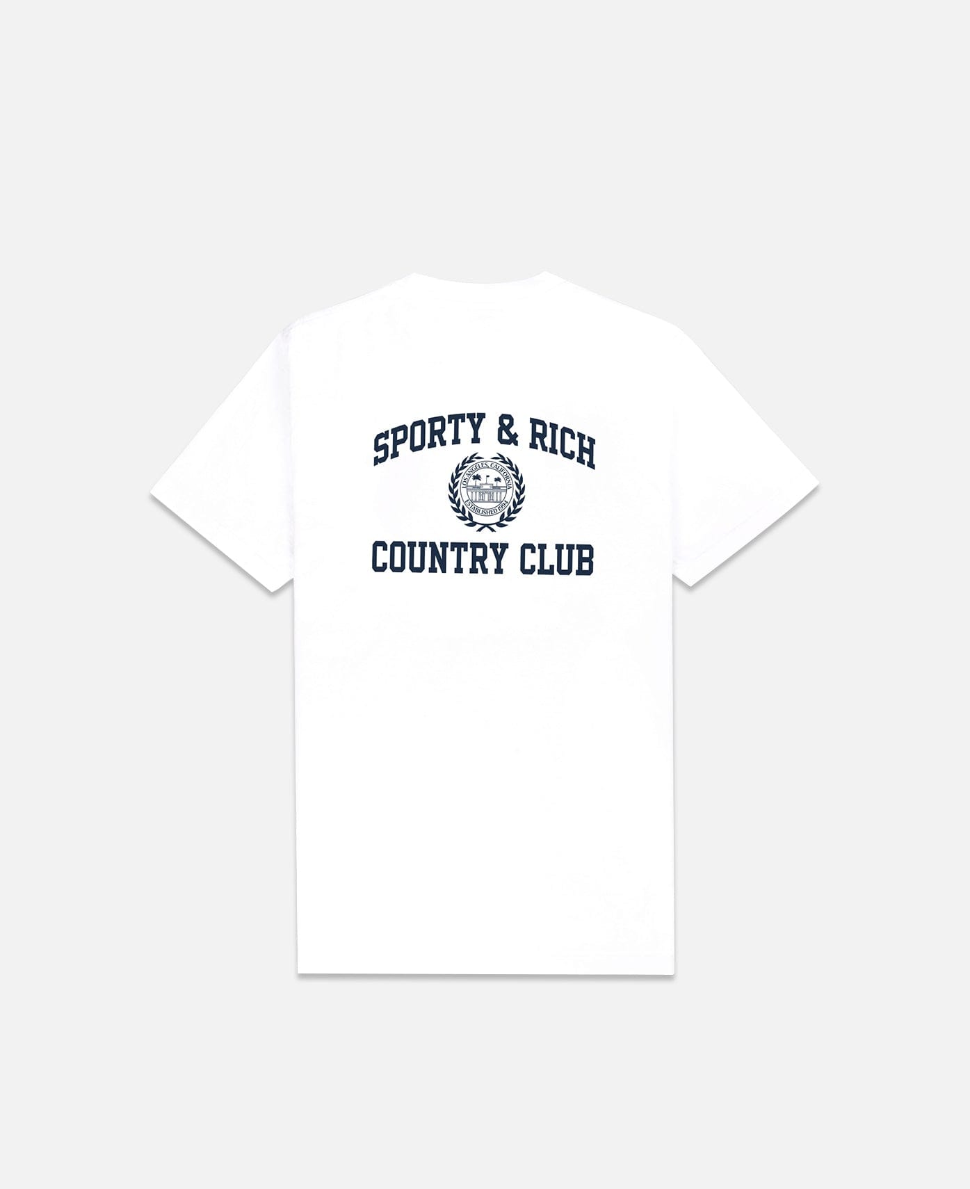 Sporty & Rich Varsity Crest T - Shirt (White)