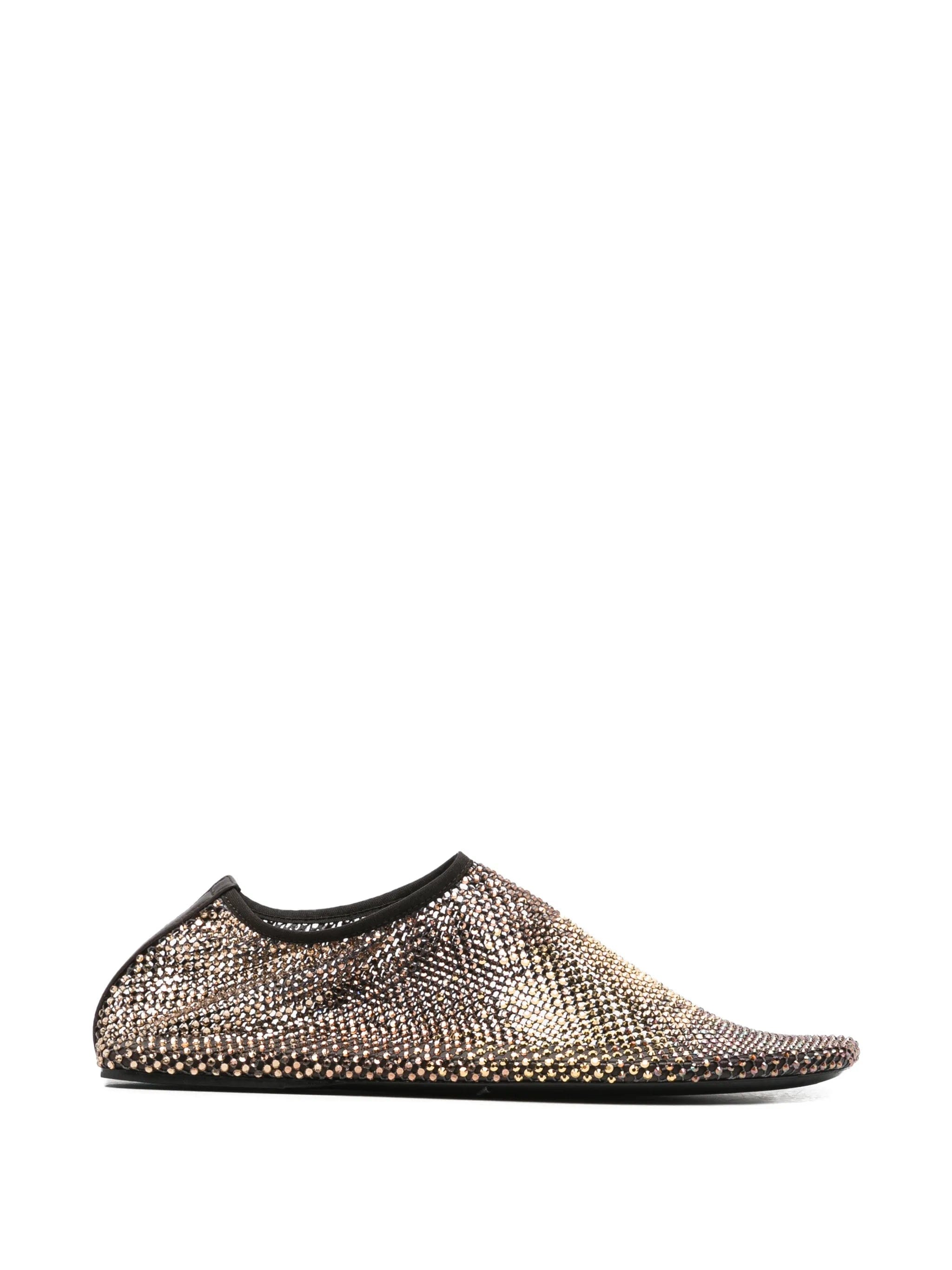 Christopher Esber Minette ombré crystal ballet flats