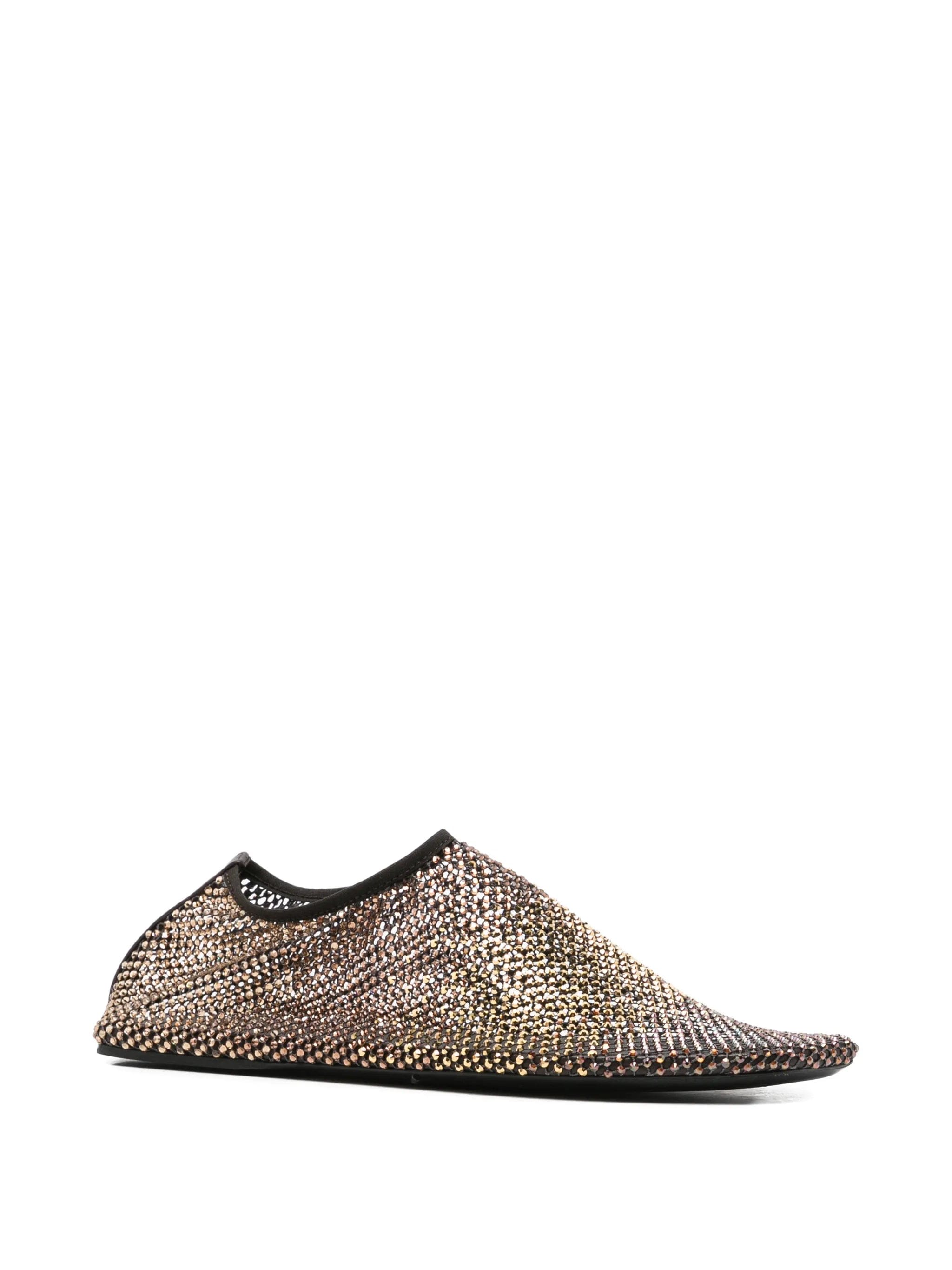 Christopher Esber Minette ombré crystal ballet flats