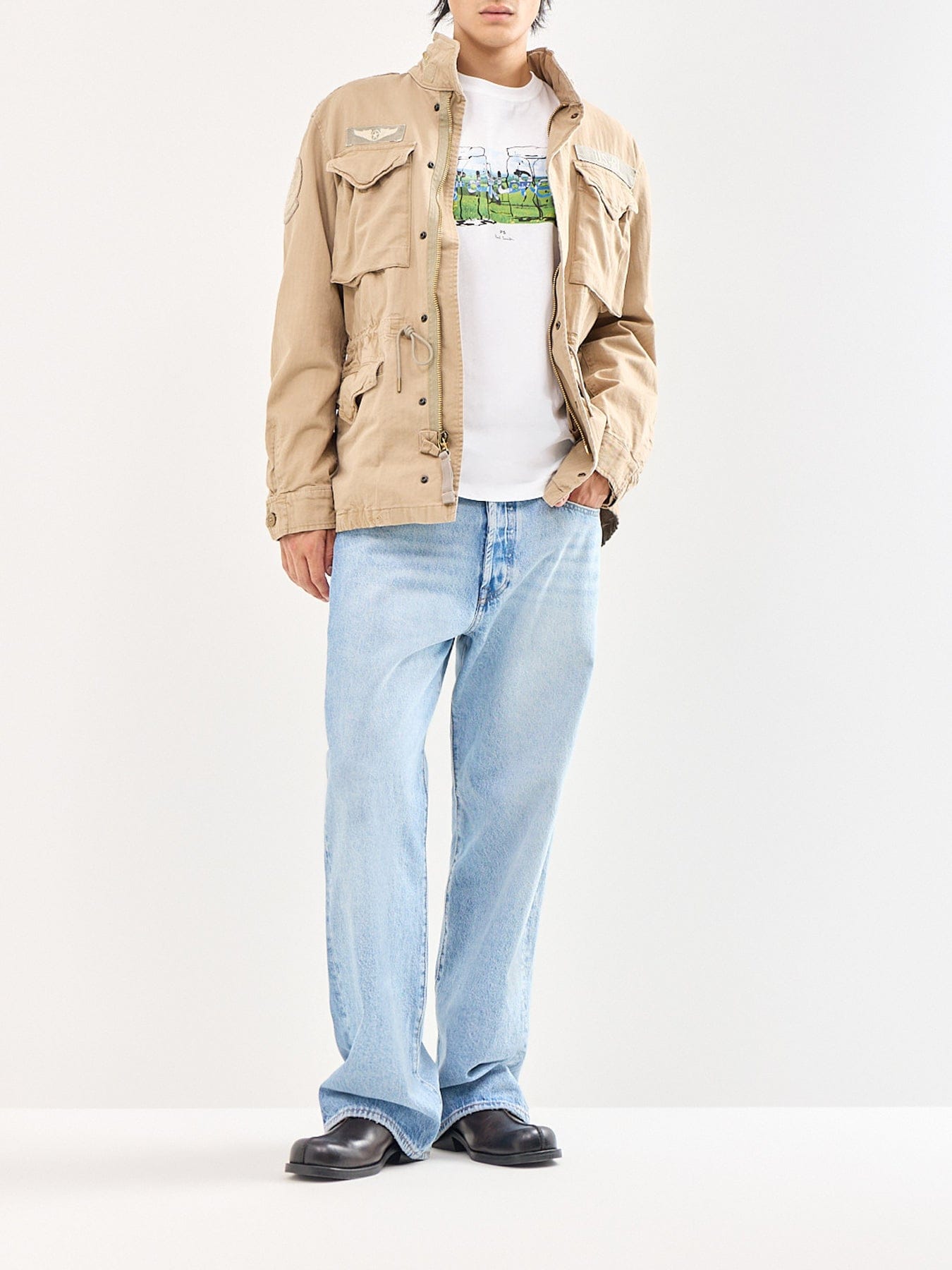 PS Paul Smith Folklore Graphic T - Shirt White