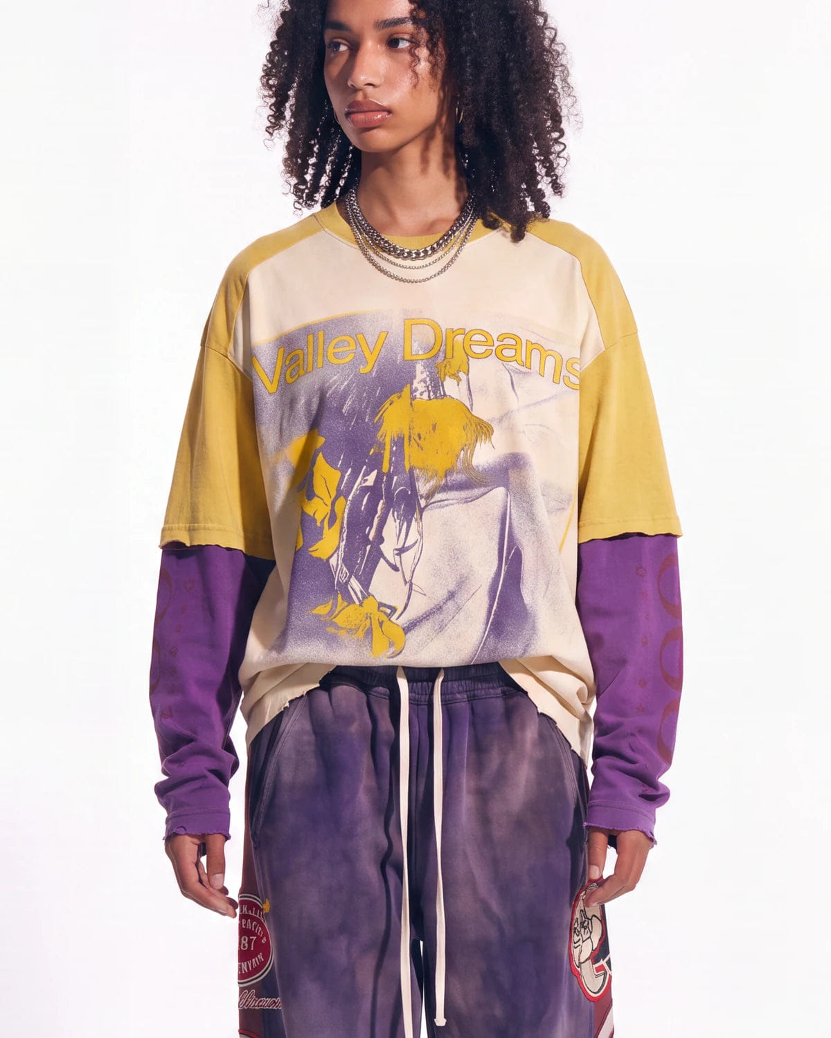 Vale Forever Sunrise L/S T-Shirt Cream