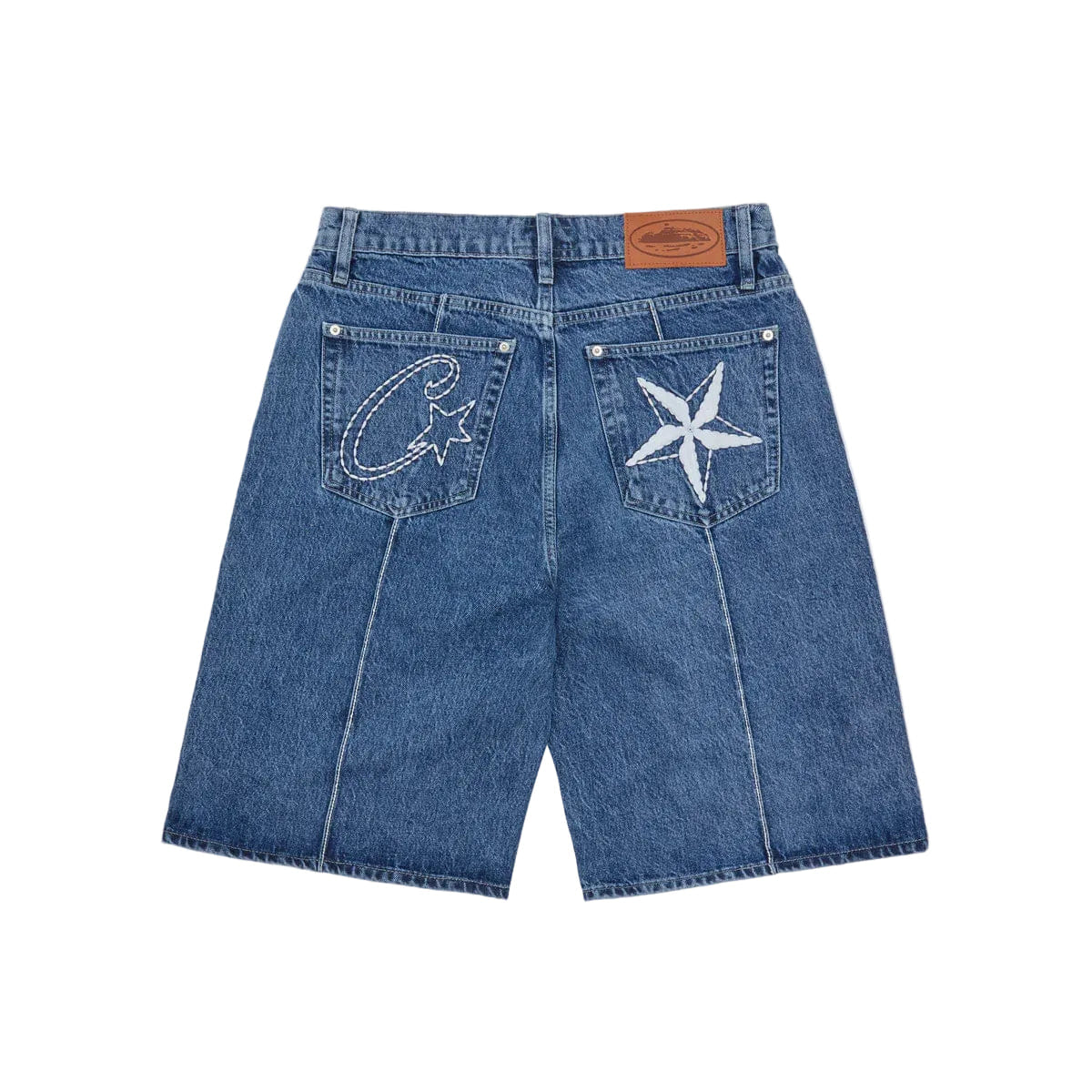 Corteiz C - Star Denim Short Midwash