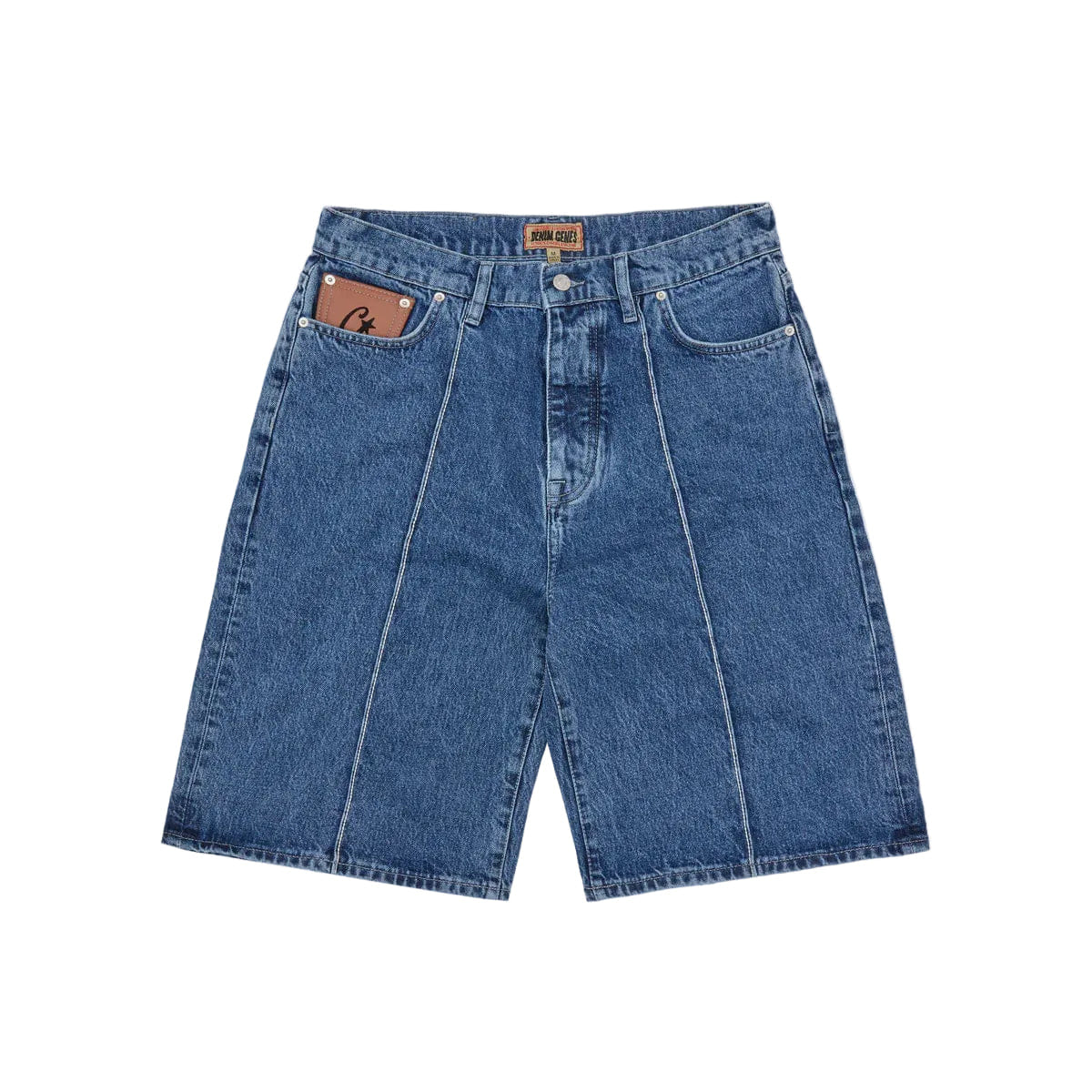 Corteiz C - Star Denim Short Midwash
