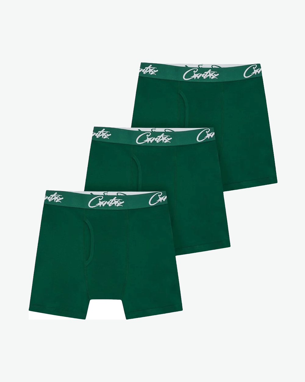 CORTEIZ ALCATRAZ BOXERS GREEN 3 PACK