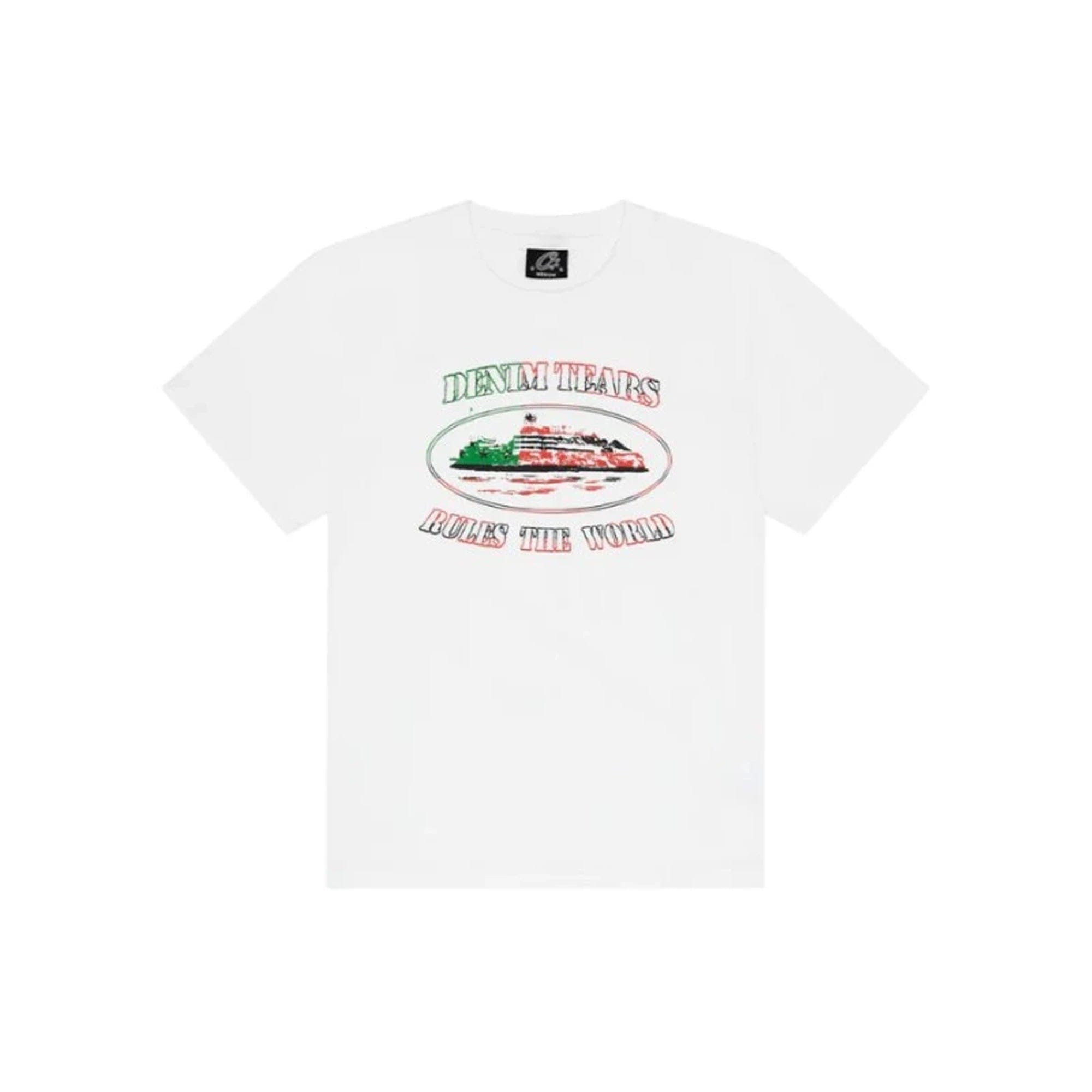 Corteiz x Denim Tears Cortears OG Alcatraz T-Shirt White (2025)