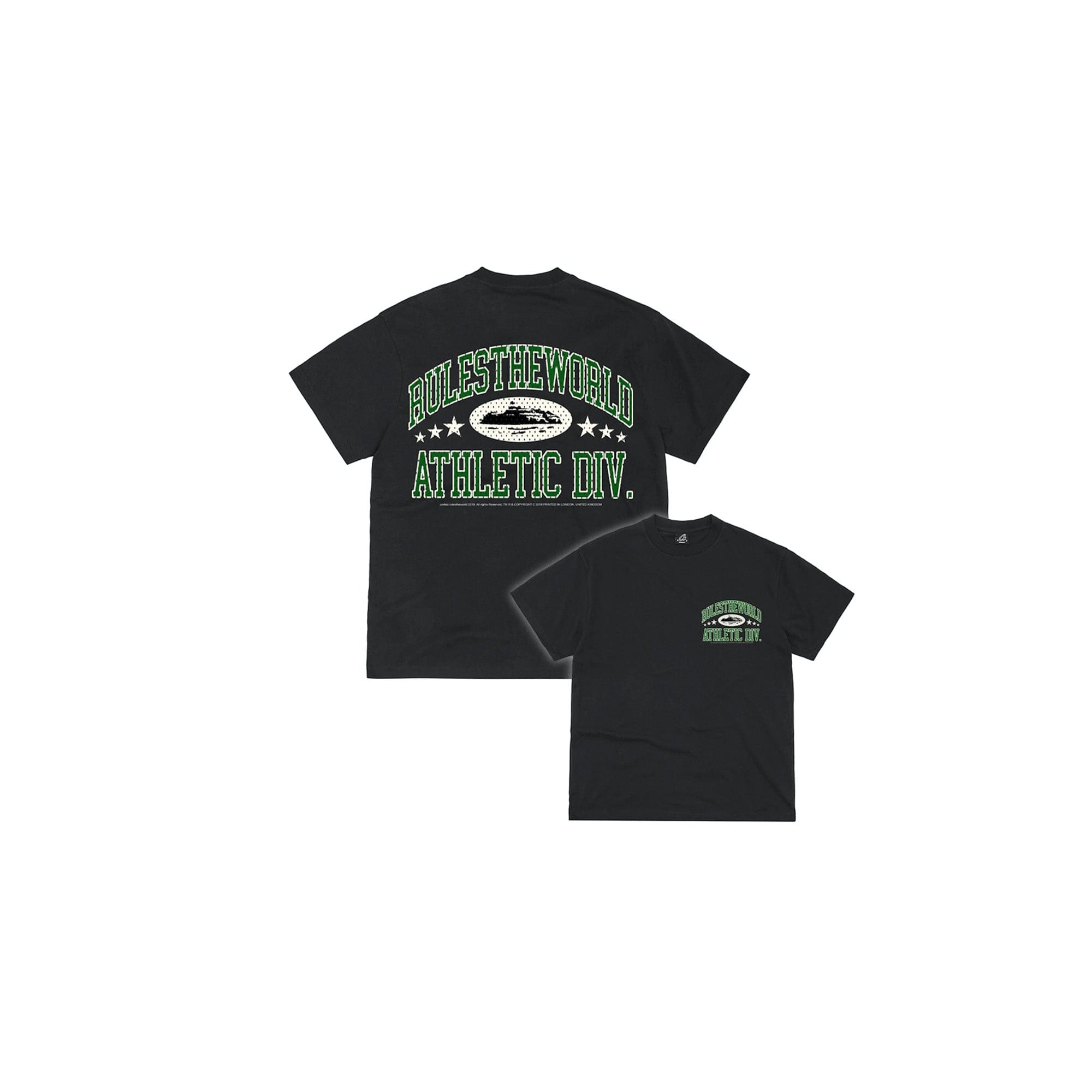 Corteiz RTW Athletic Division T-Shirt Black Green