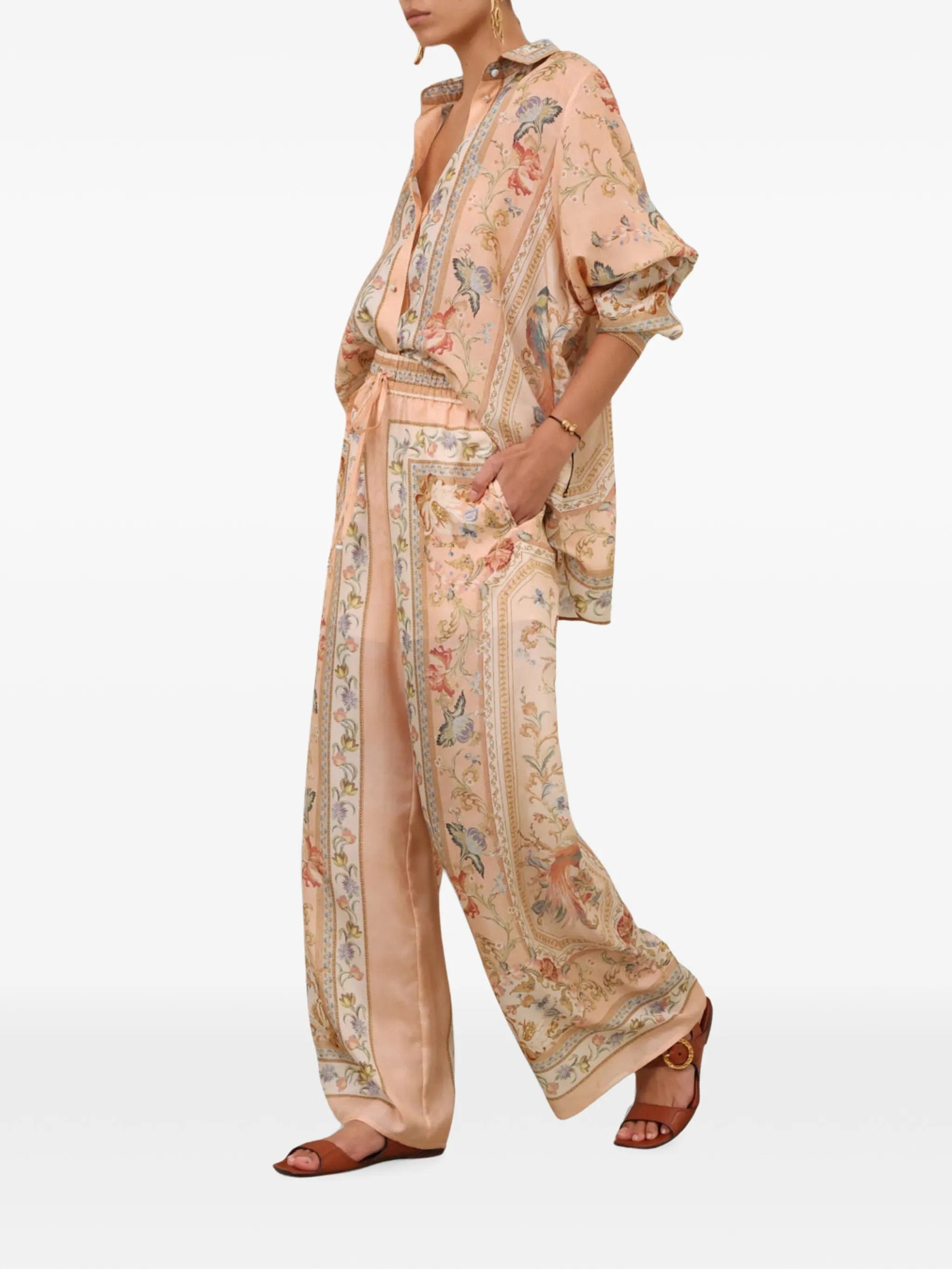 Zimmermann Roselight paisley - print shirt