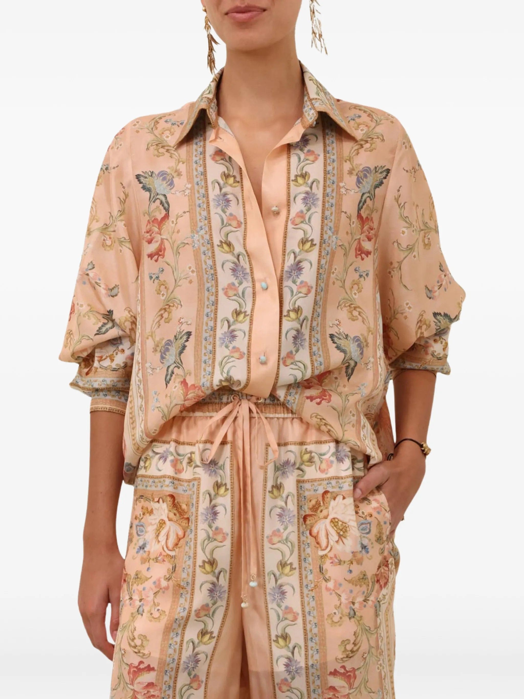 Zimmermann Roselight paisley - print shirt