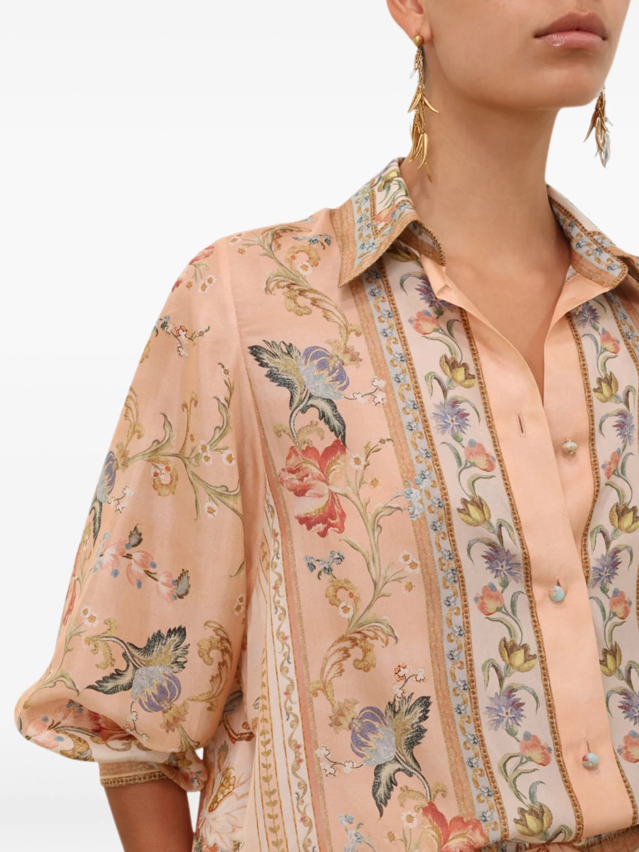 Zimmermann Roselight paisley - print shirt