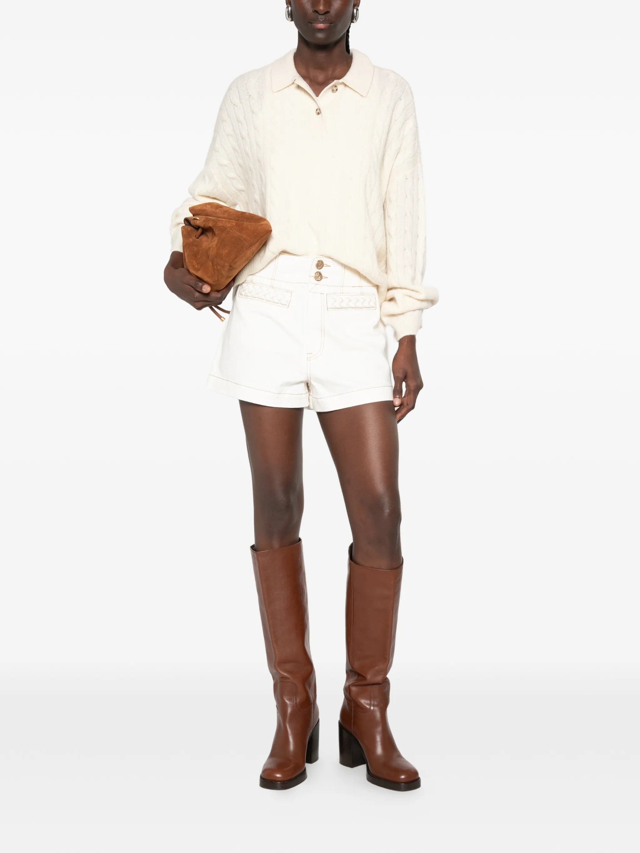 Zimmermann Roselight braided - trim shorts