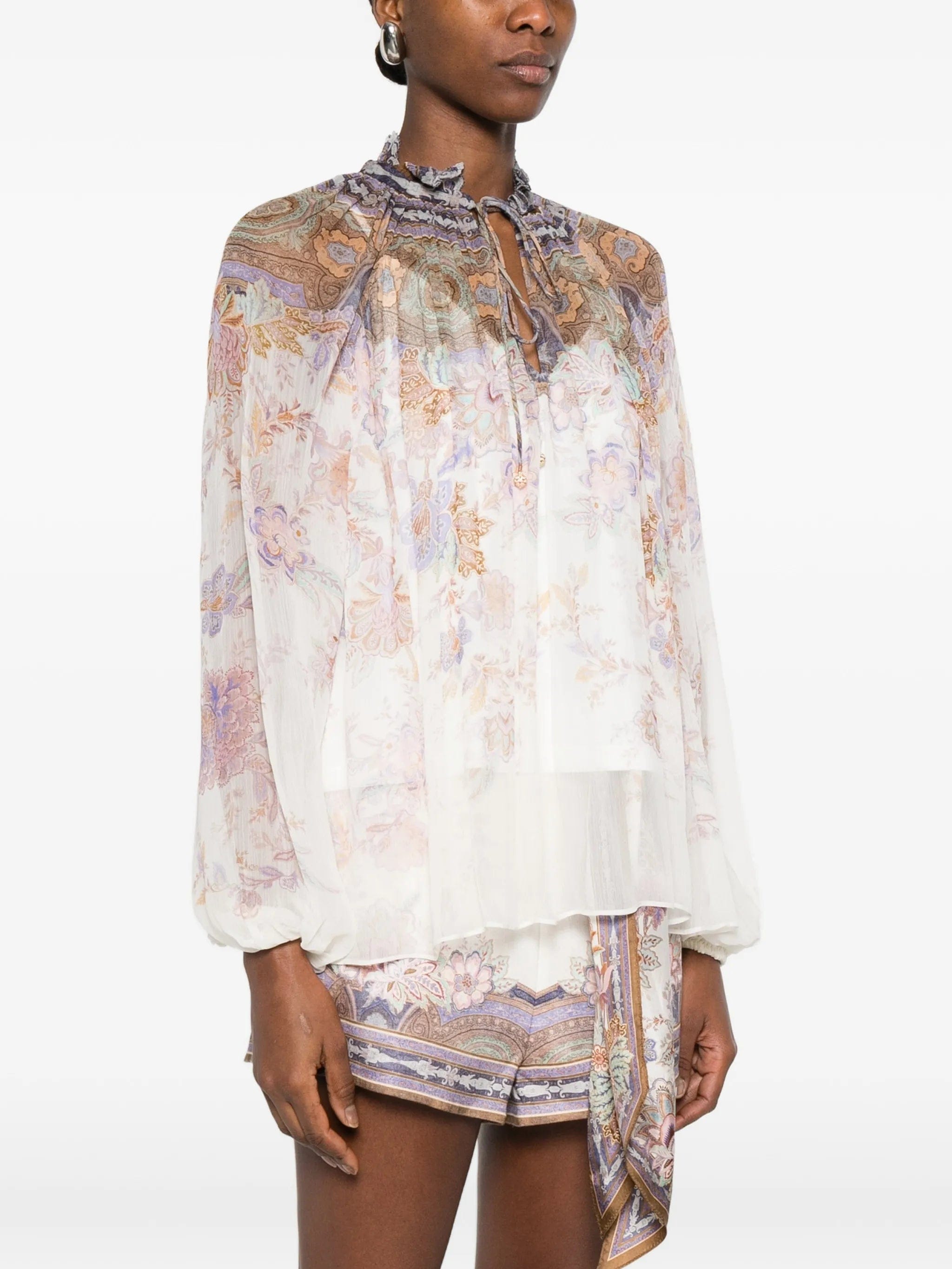 Zimmermann Luna paisley - print blouse