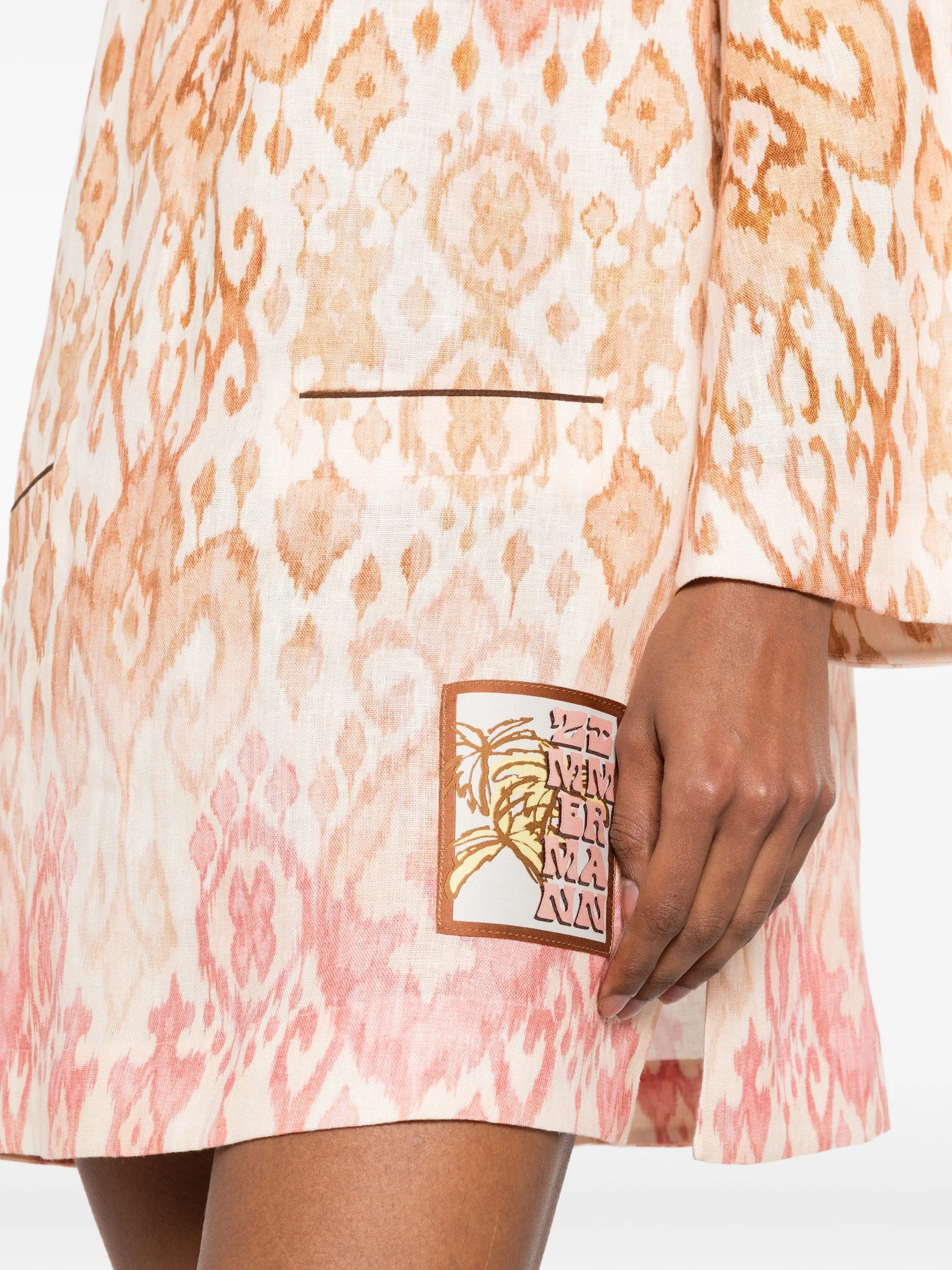 Zimmermann Aster ikat - print dress