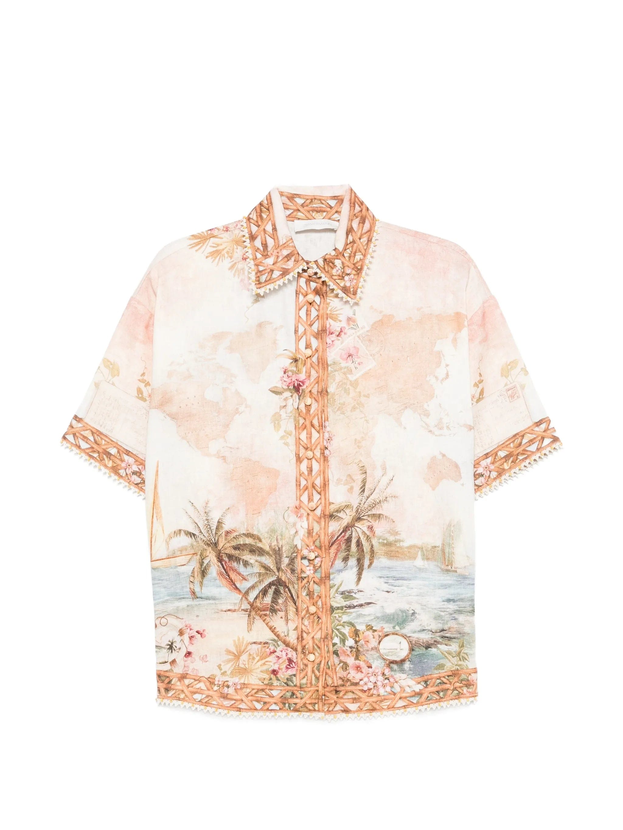 Zimmermann Mahon print shirt