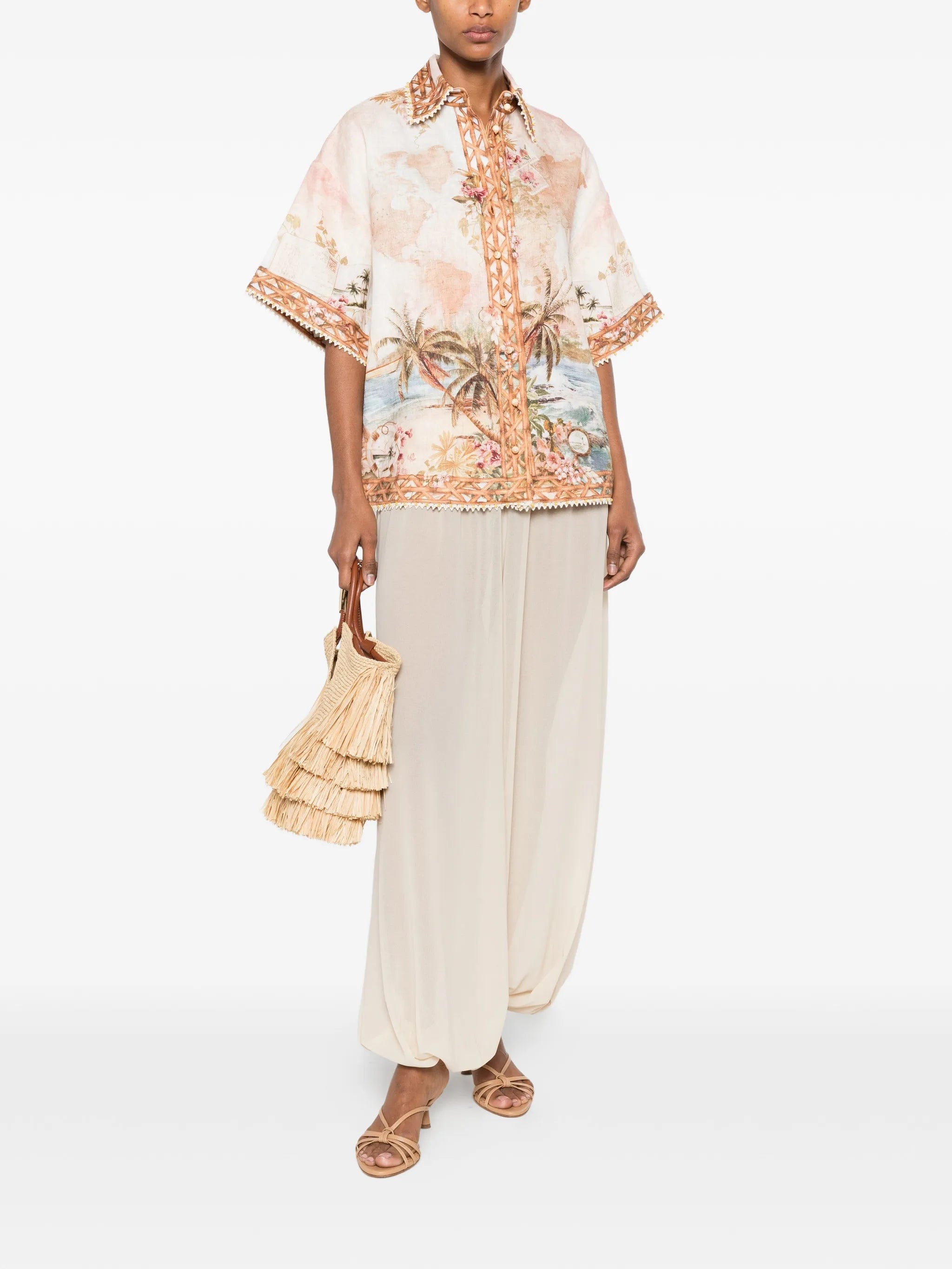 Zimmermann Mahon print shirt