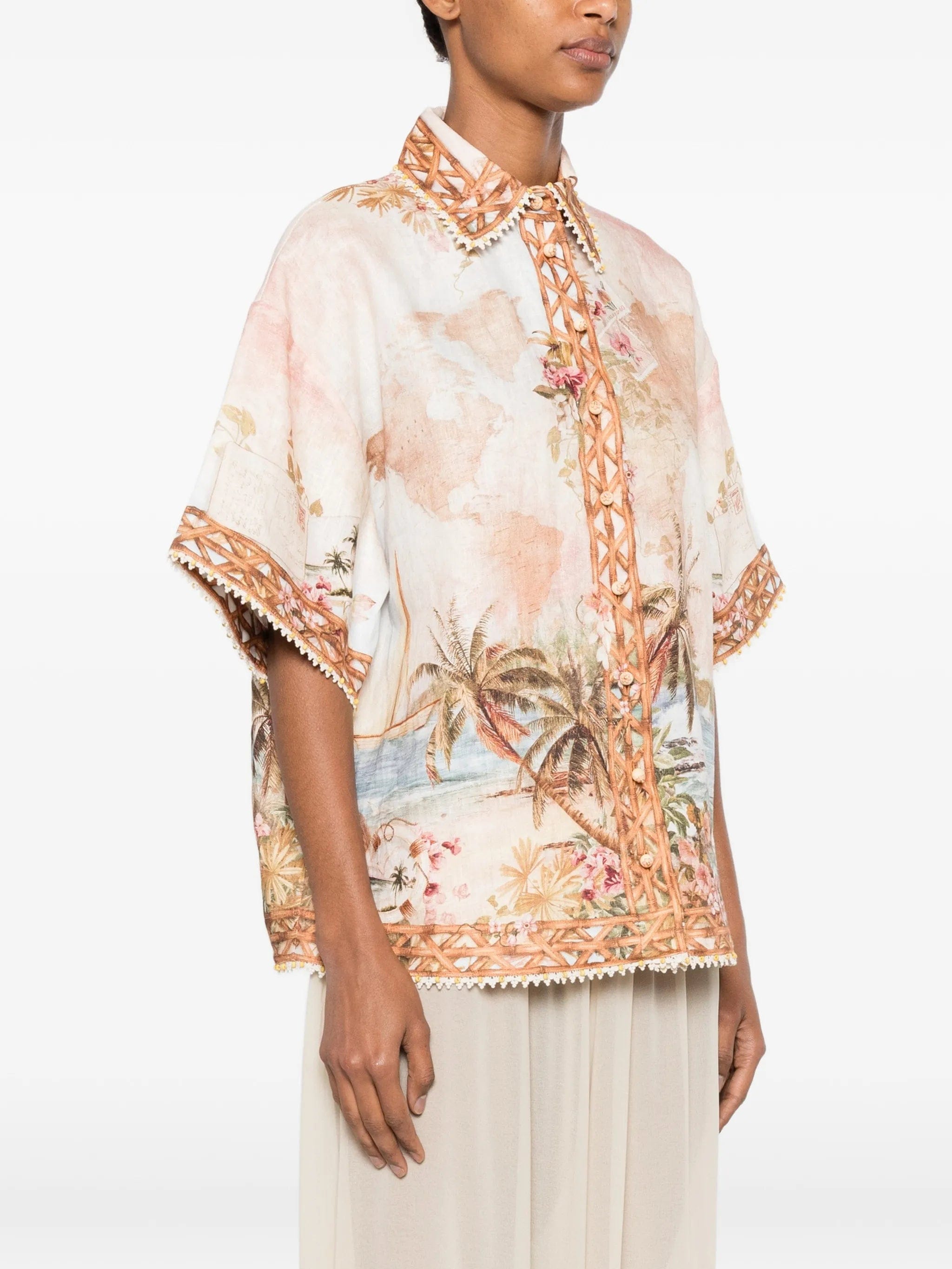 Zimmermann Mahon print shirt