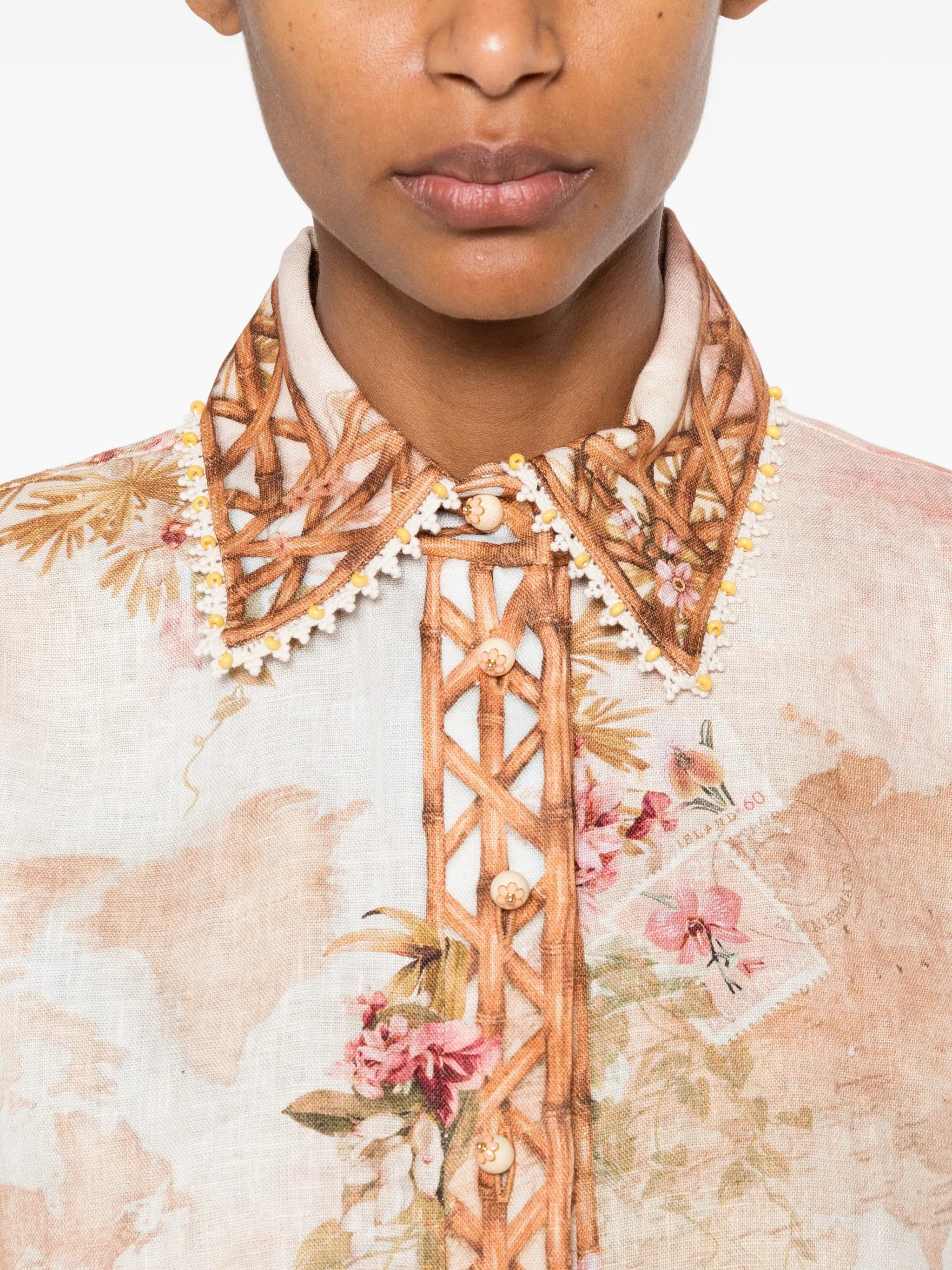 Zimmermann Mahon print shirt