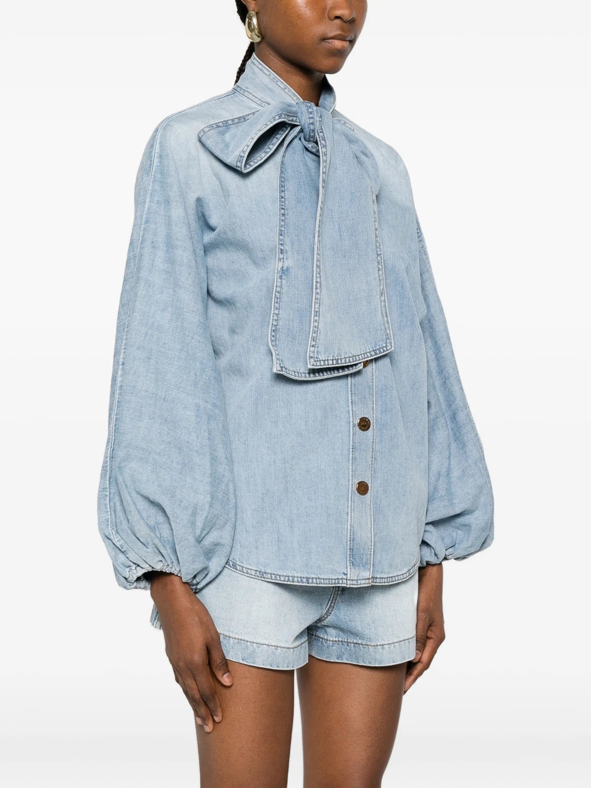 Zimmermann Indra tie - neck blouse