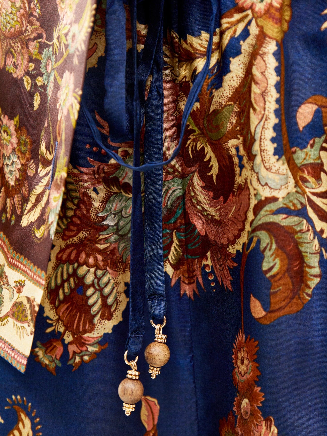 Zimmermann Aster Relaxed Silk Trousers Multi