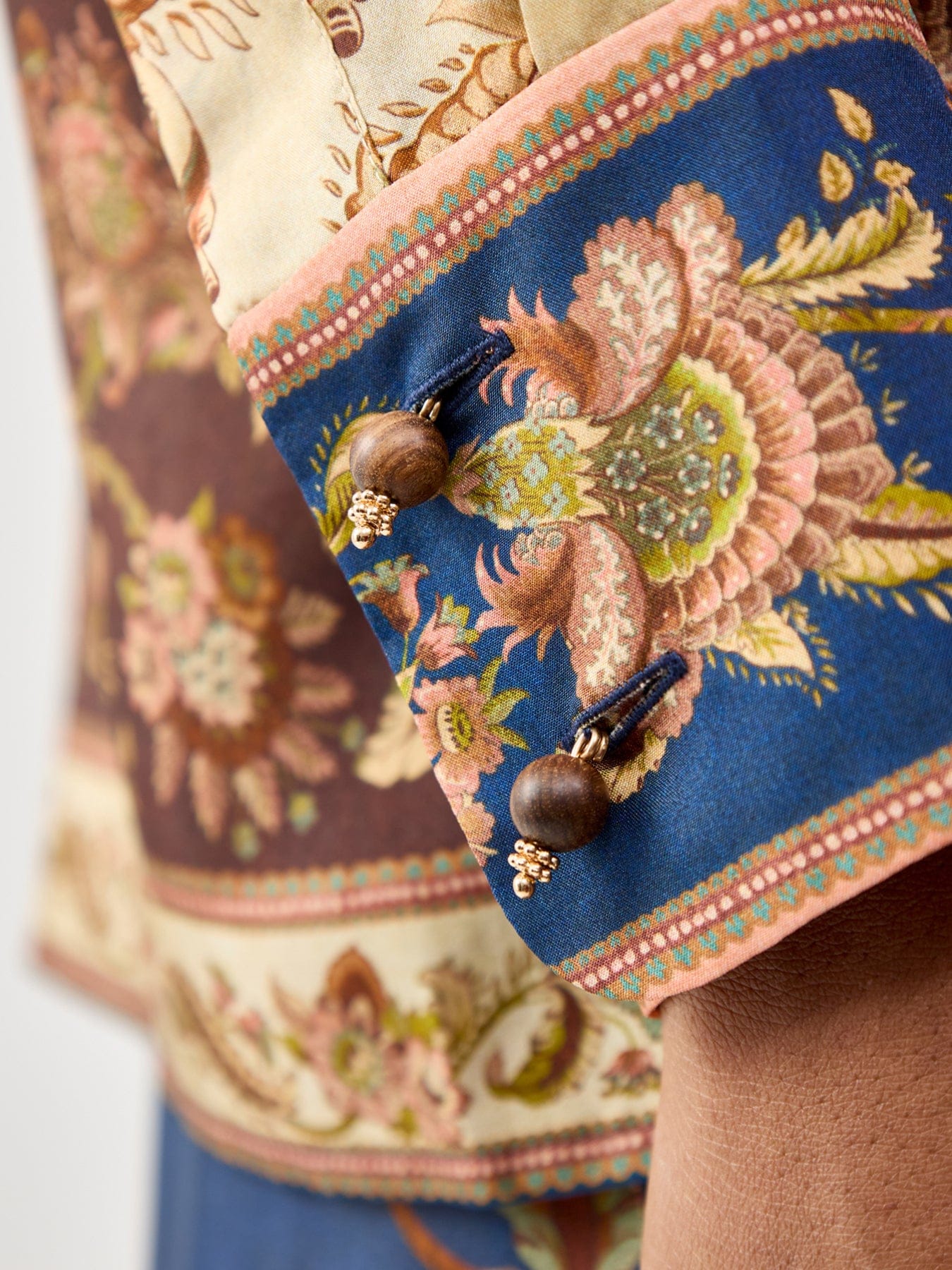 Zimmermann Aster Relaxed Silk Shirt Multi