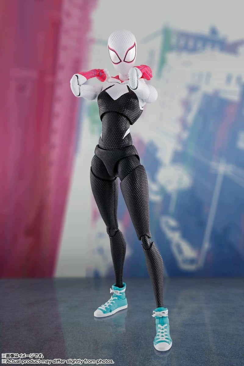 SHF Spider Man Across The Spider - Verse Spider - Gwen Stacy Action Figure