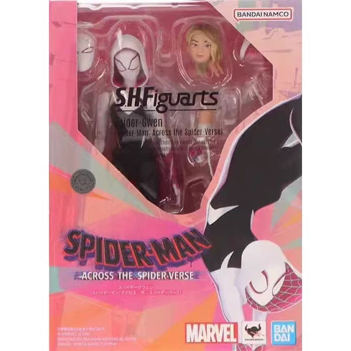 SHF Spider Man Across The Spider - Verse Spider - Gwen Stacy Action Figure