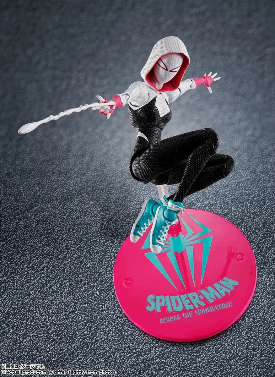 SHF Spider Man Across The Spider - Verse Spider - Gwen Stacy Action Figure