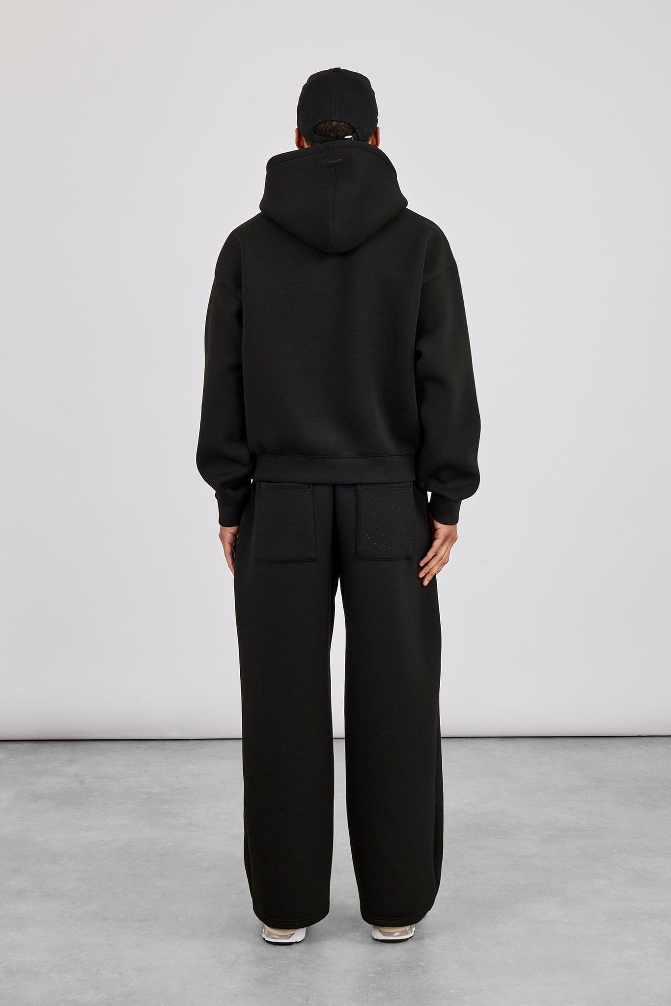 Cernucci Scuba Boxy Hoodie & Baggy Fit Trouser - Black