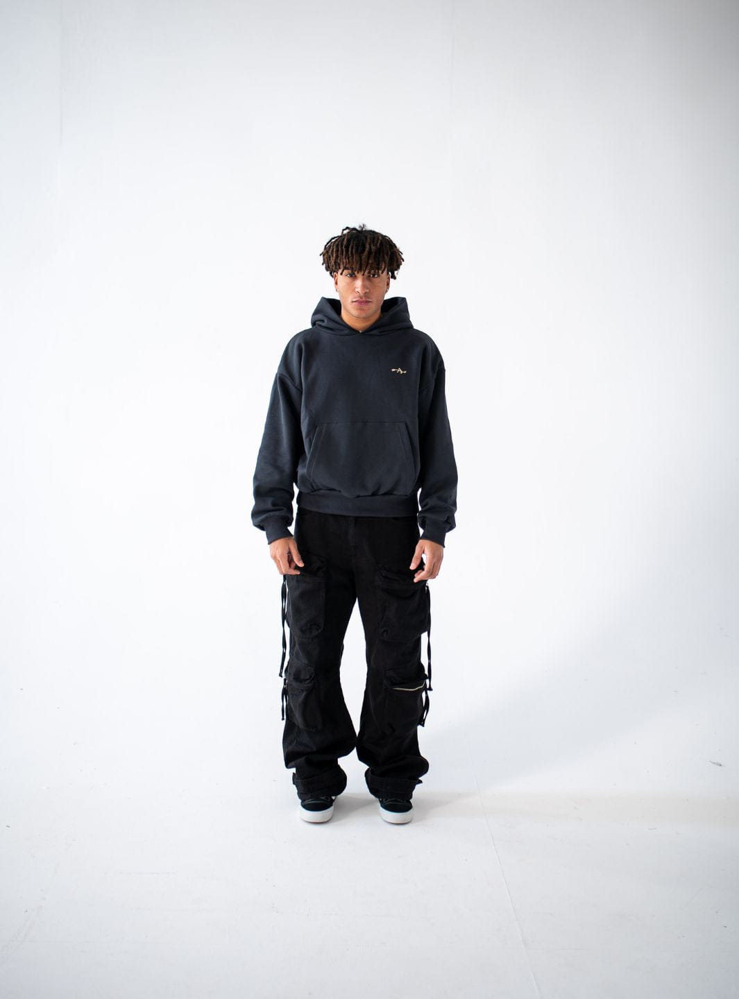 Appreciate Logo Hoodie Piombo Grey