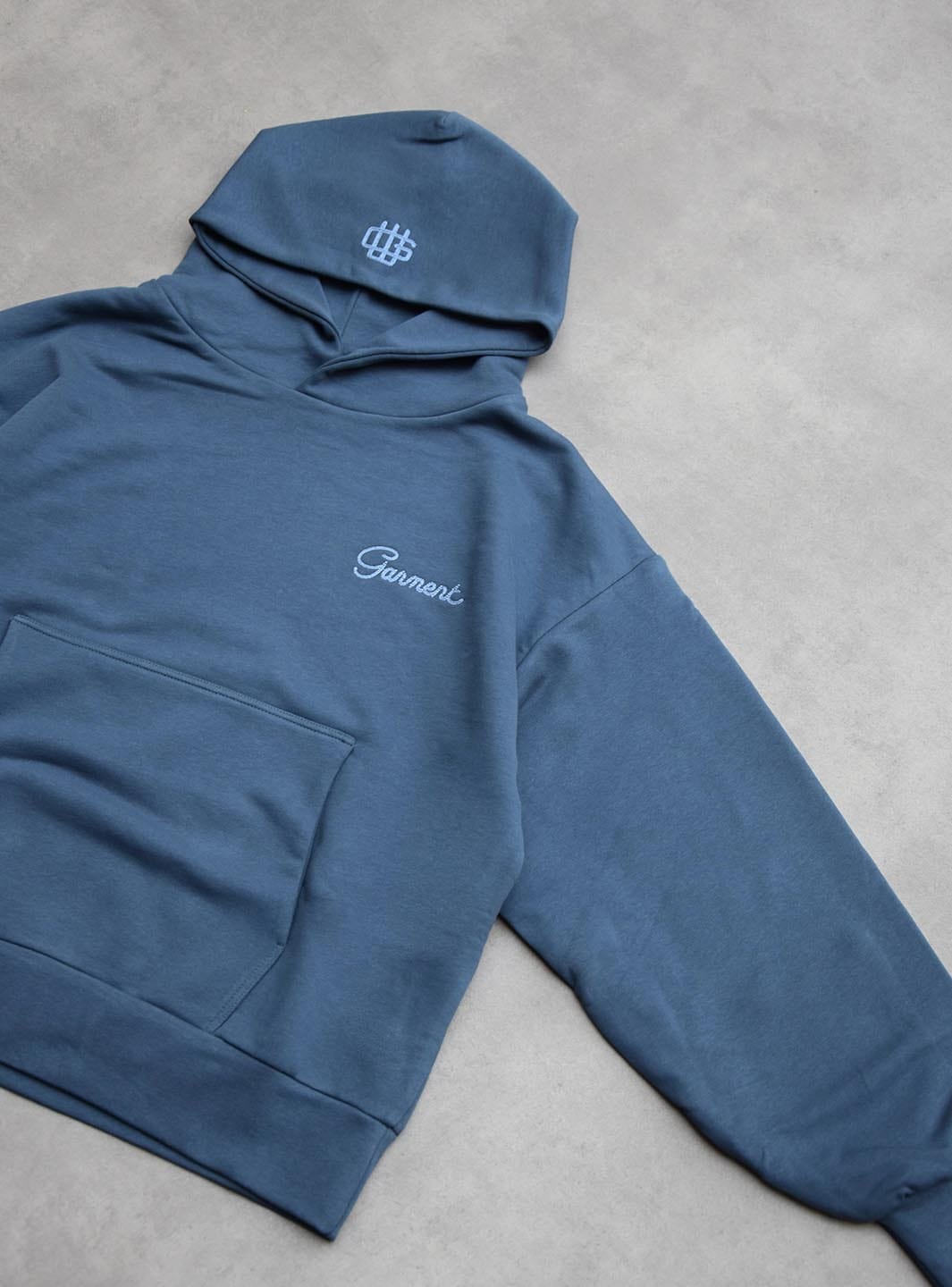Garment Workshop Double Layer Hoodie Navy